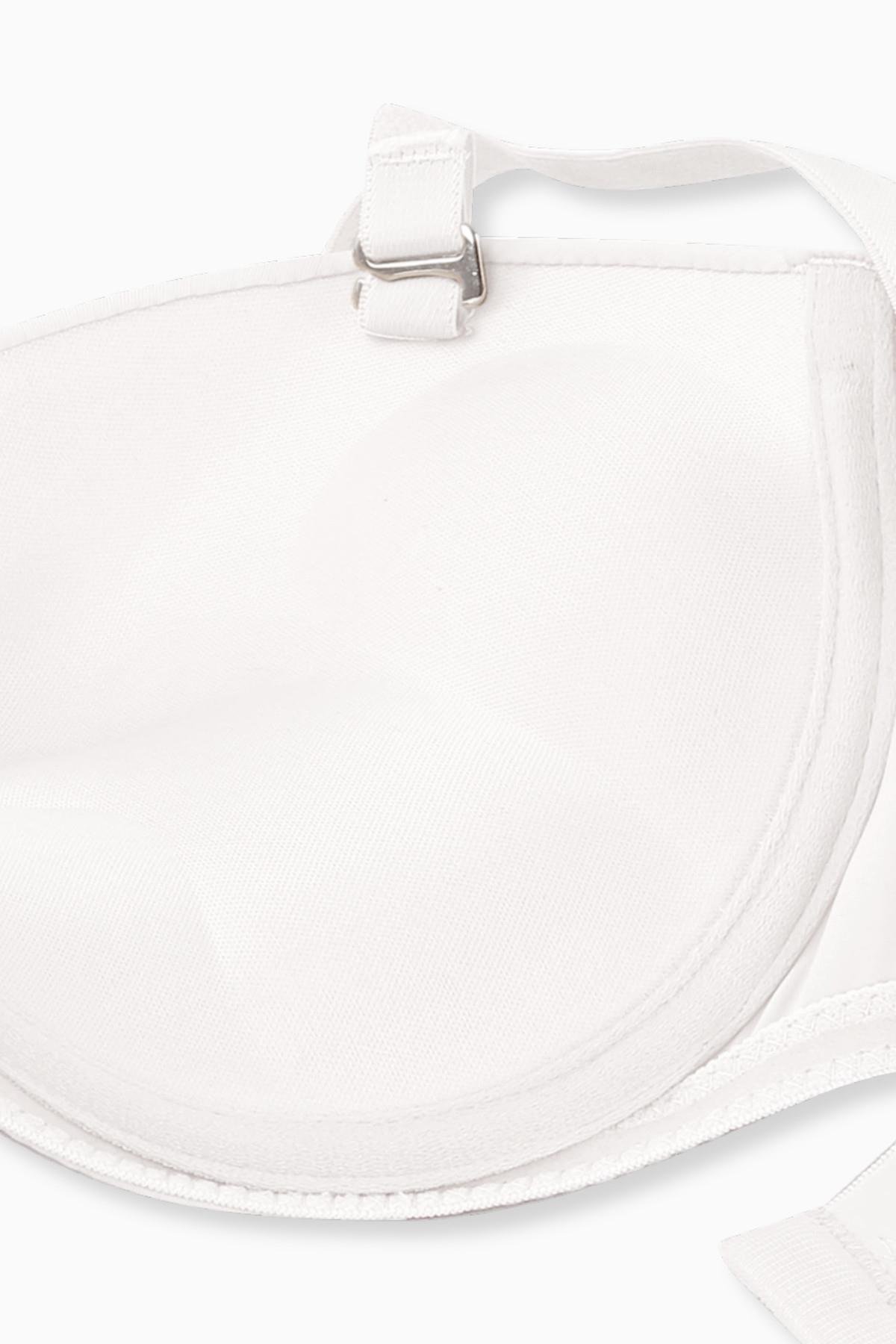 Olympos Premium Basic 2498 Ekru Double Push Up / Ekstra Dolgulu Mikro Sütyen (Tak-Çıkar Askılı)
