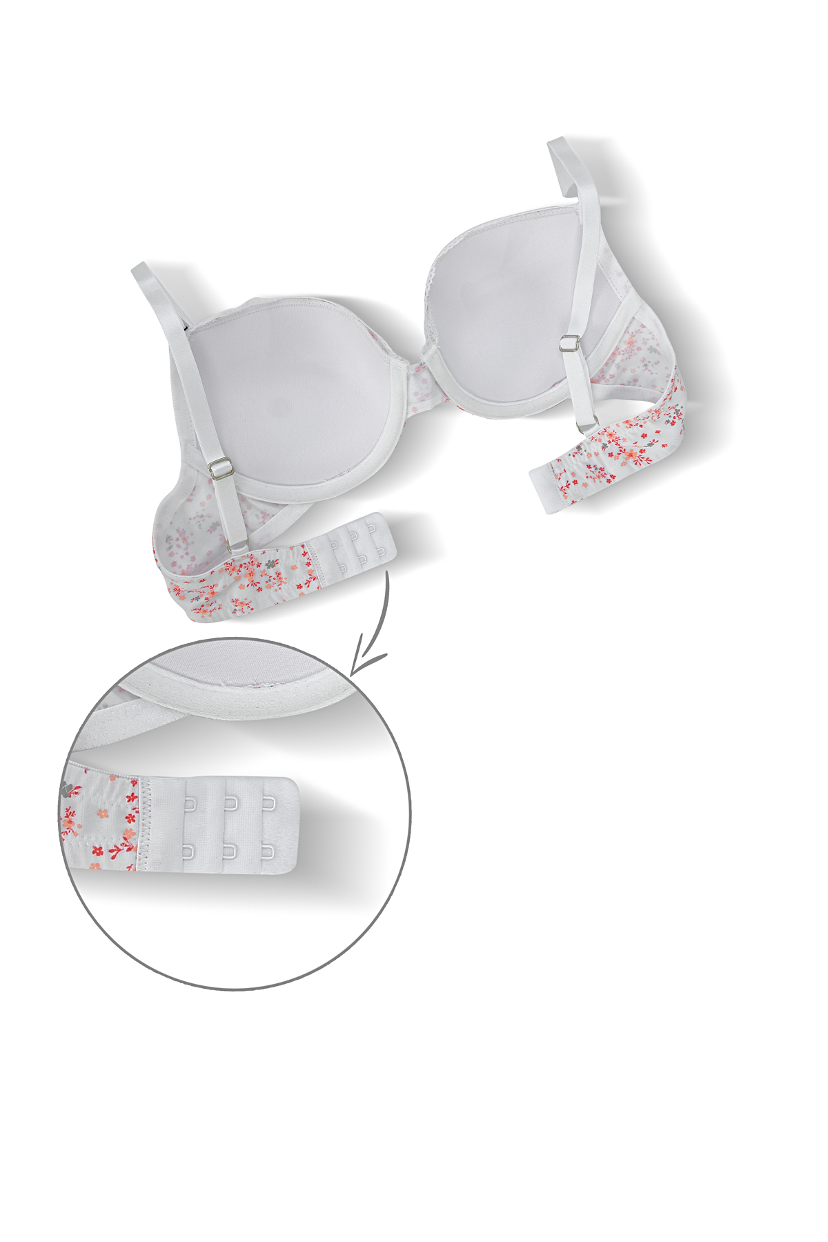 Wonna Alba Cotton Baskılı Dolgulu Maksimum Kavrama ve Kusursuz Form- 2743- Ekru