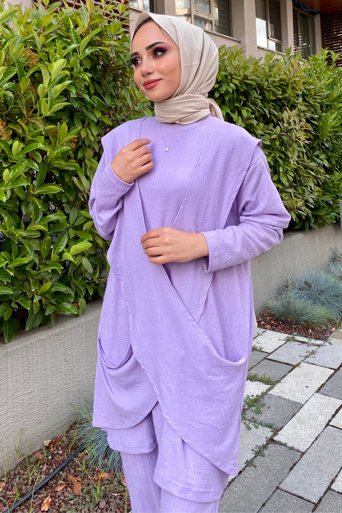 Bürümcük Önü Çapraz Takım LİLA