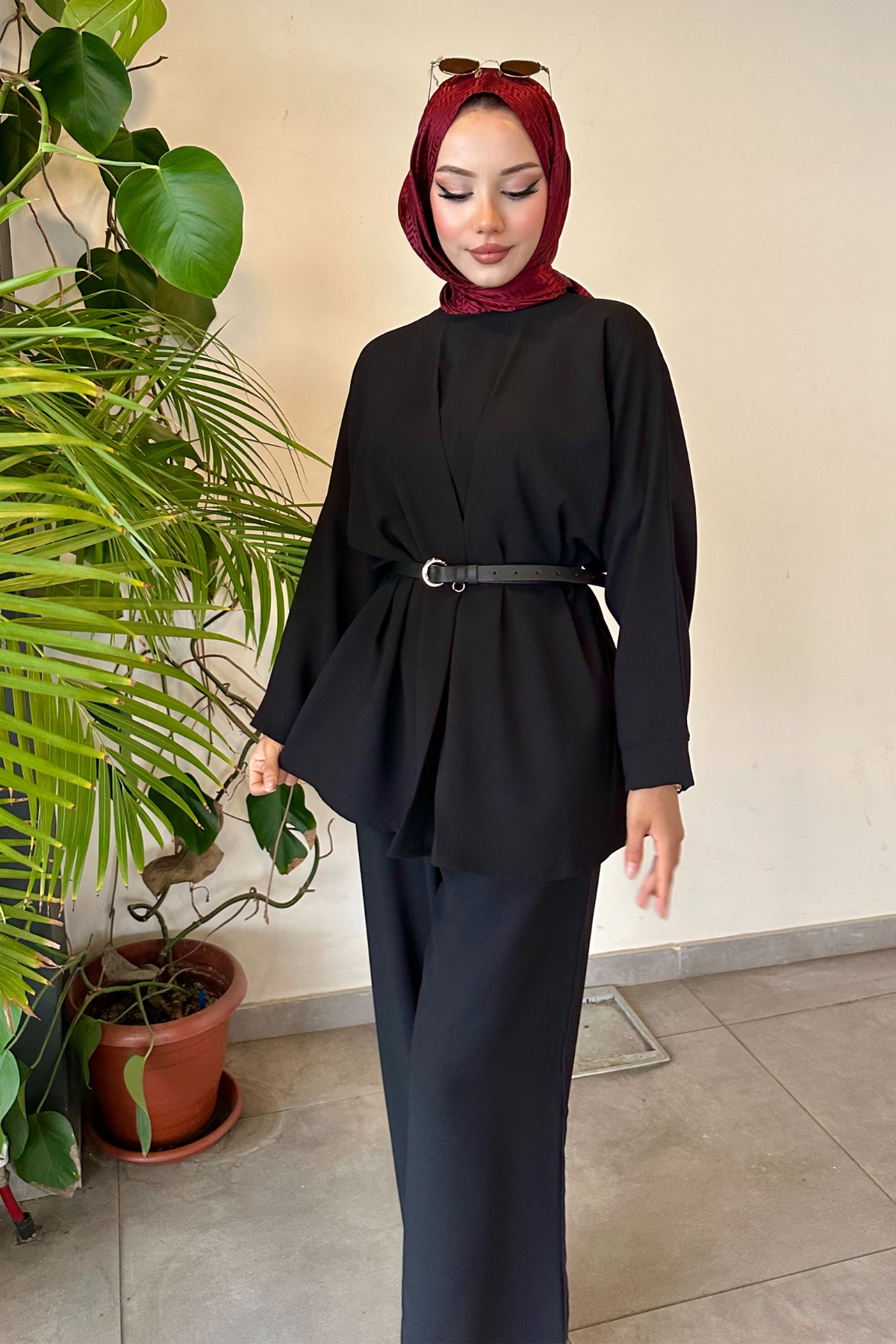 Dubai Krep Körüklü Takım SİYAH