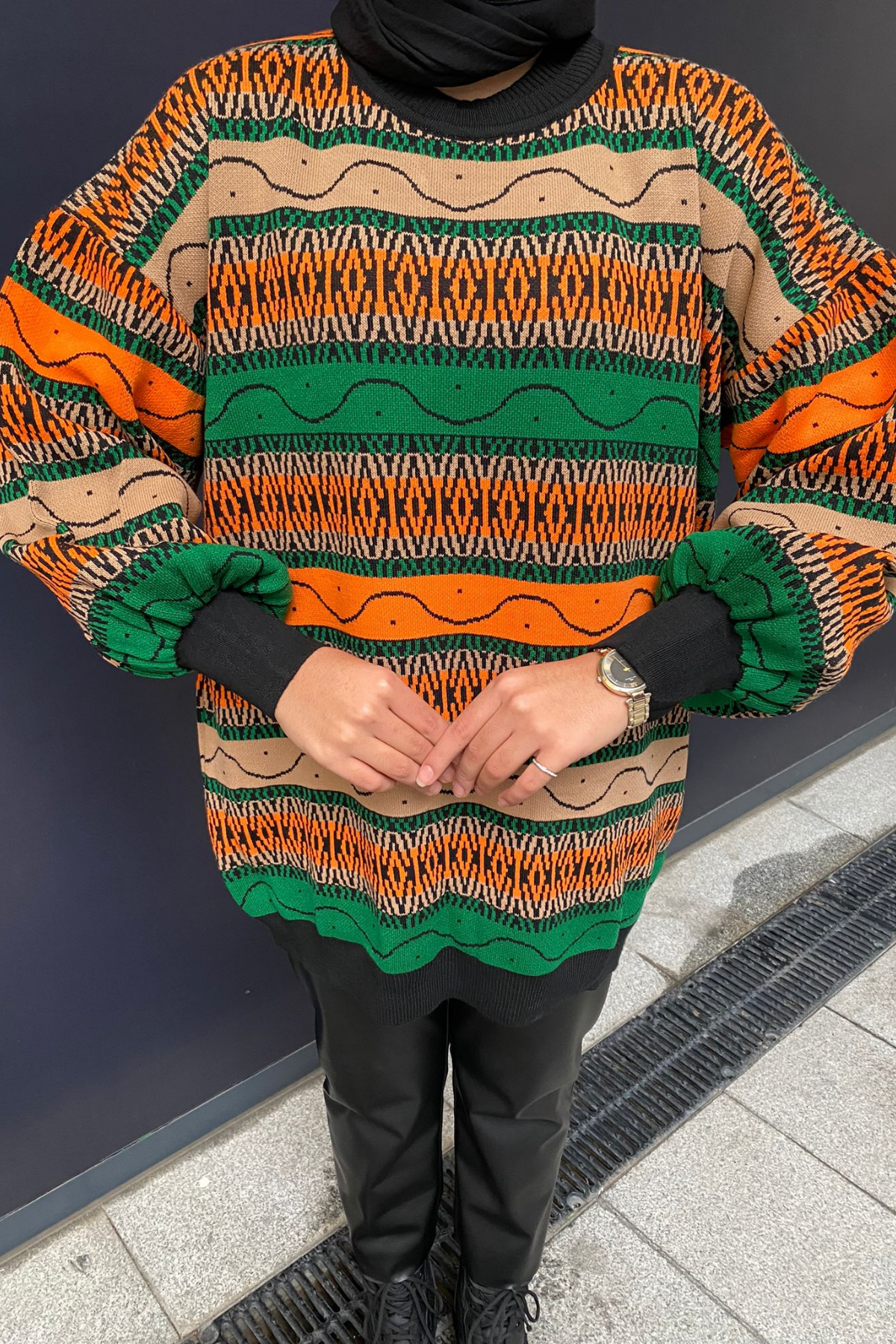 Etnik Desen Kazak TURUNCU