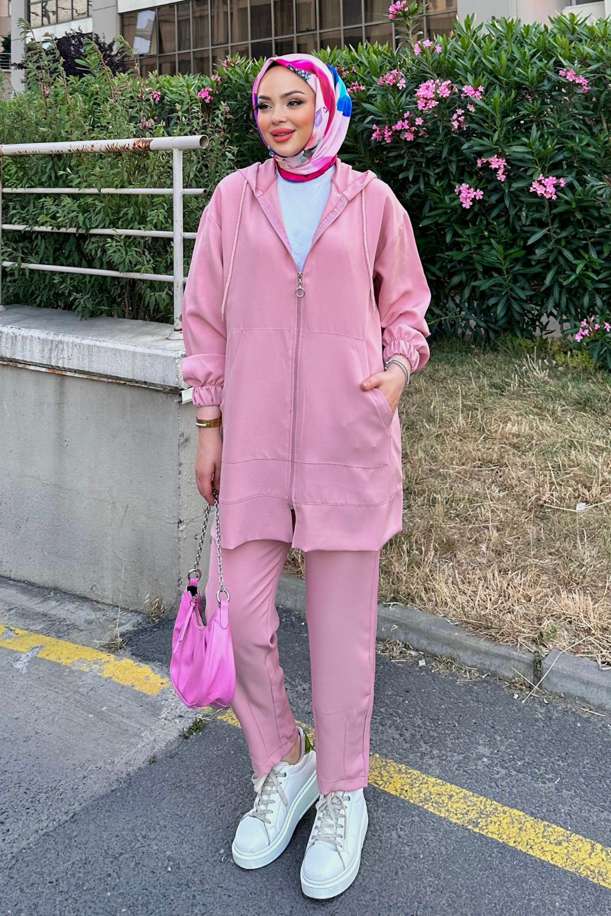 Fermuarlı Takım PEMBE