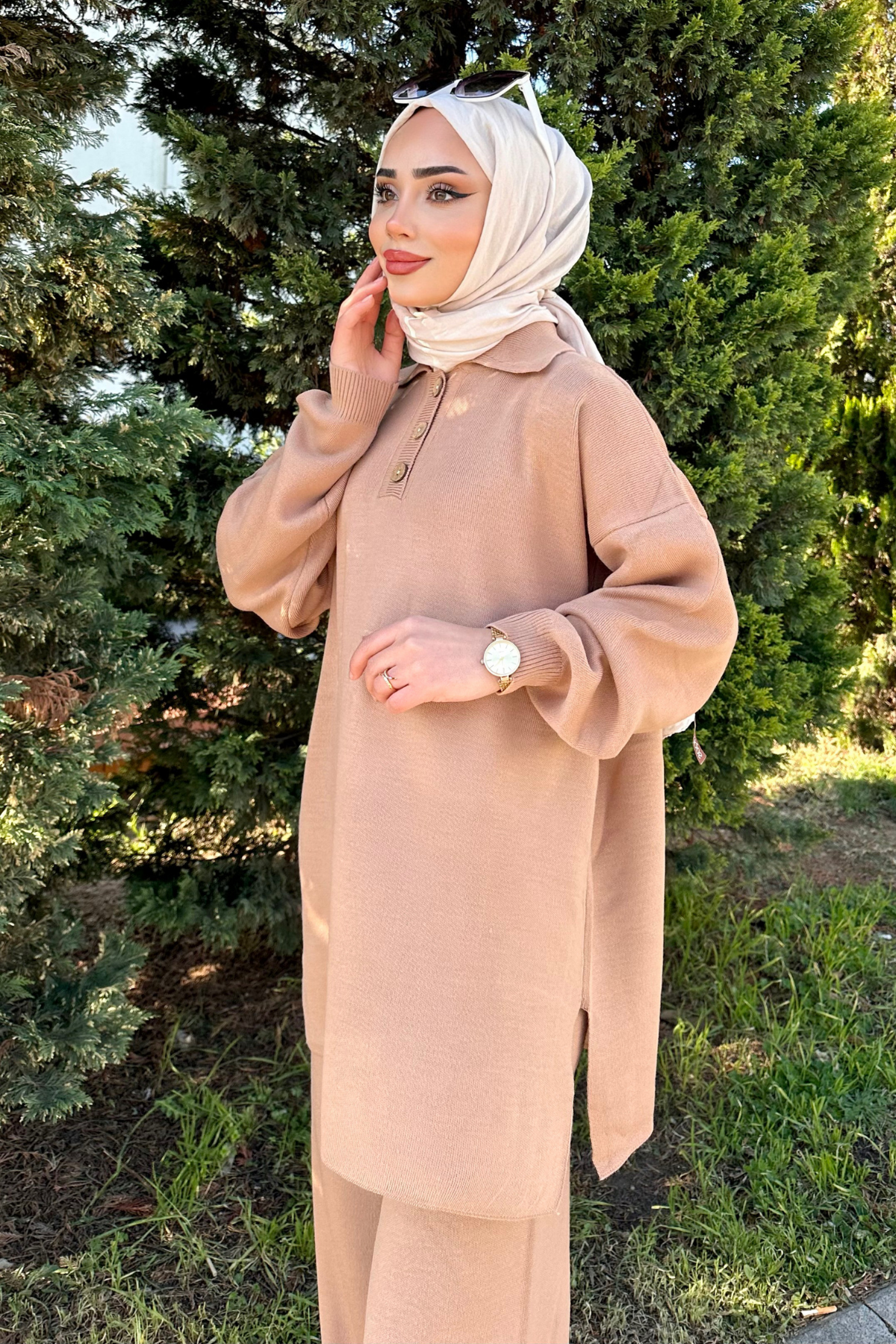 Polo Yaka Triko Takım CAMEL