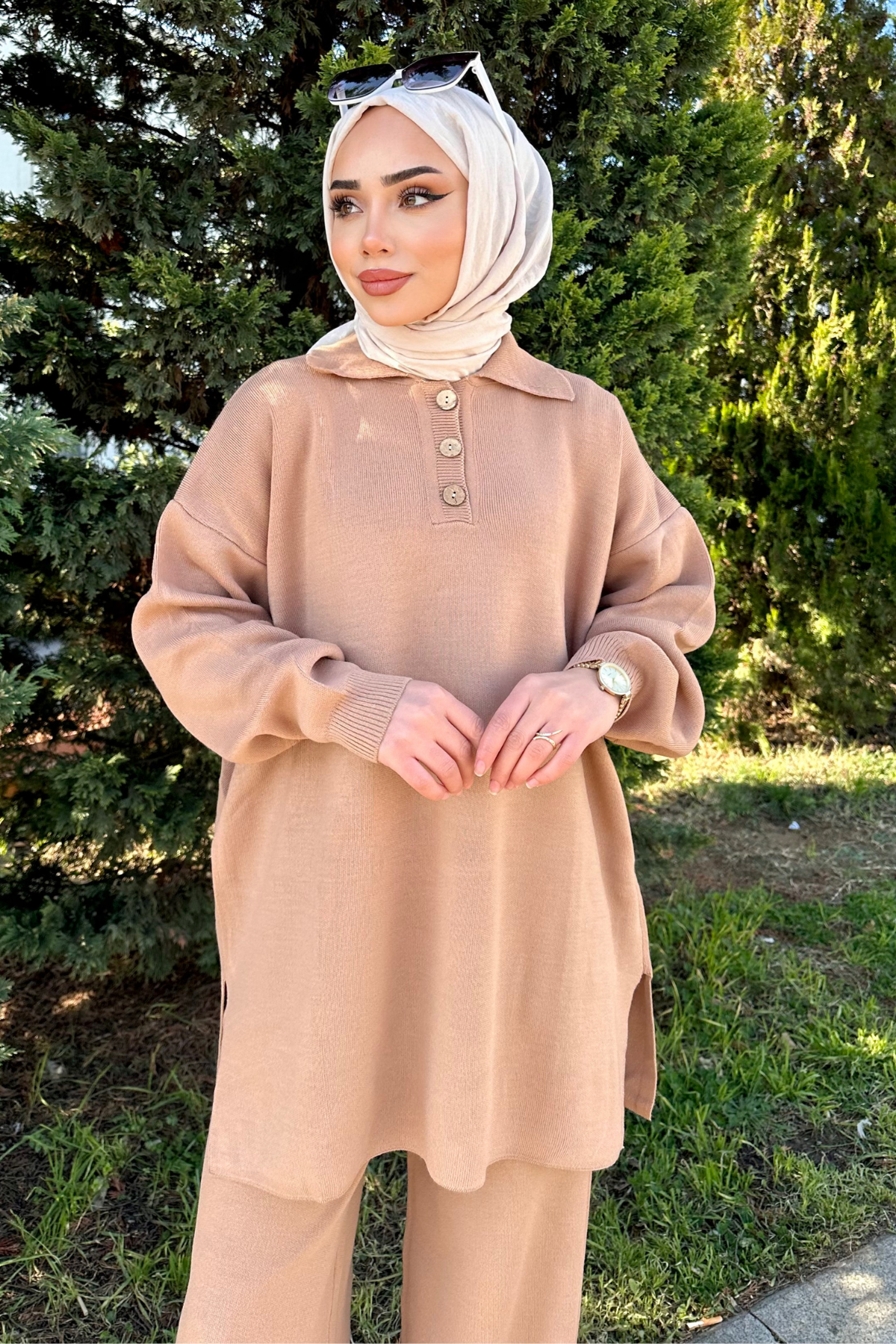 Polo Yaka Triko Takım CAMEL