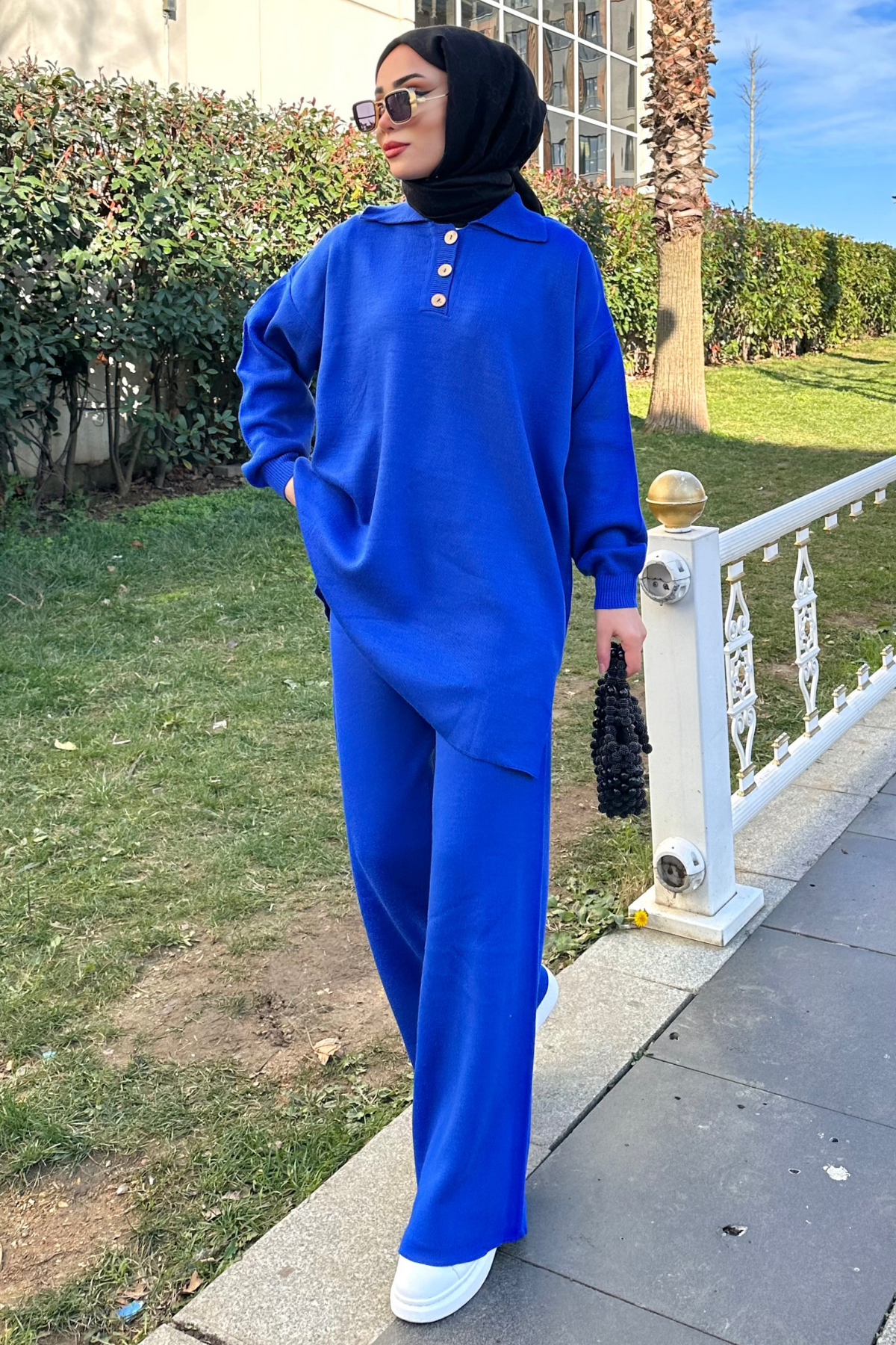 Polo Yaka Triko Takım SAKS