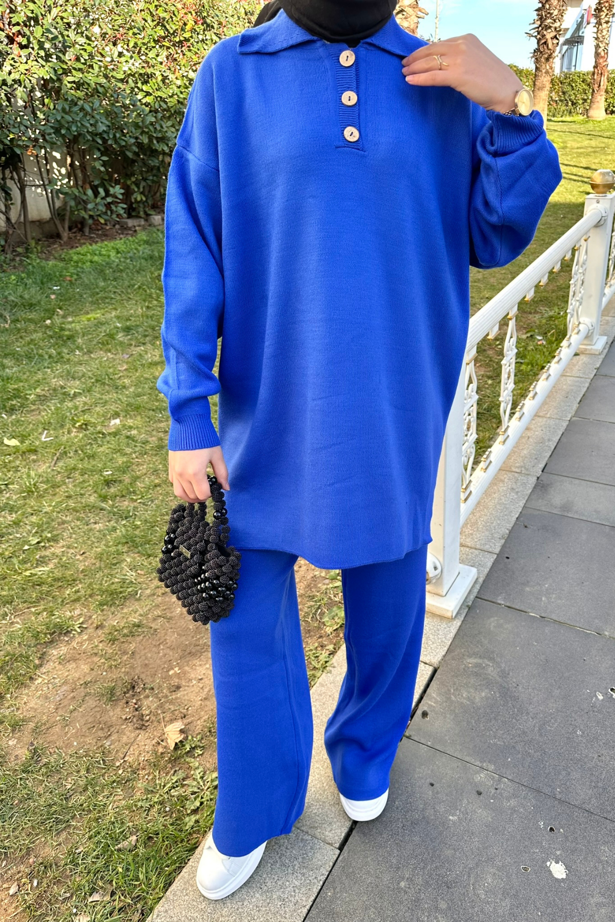 Polo Yaka Triko Takım SAKS