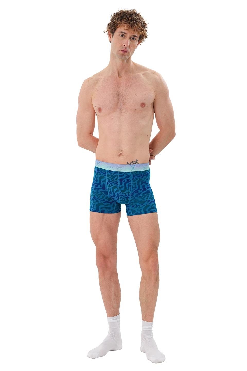 Desenli Erkek Boxer - Gravity