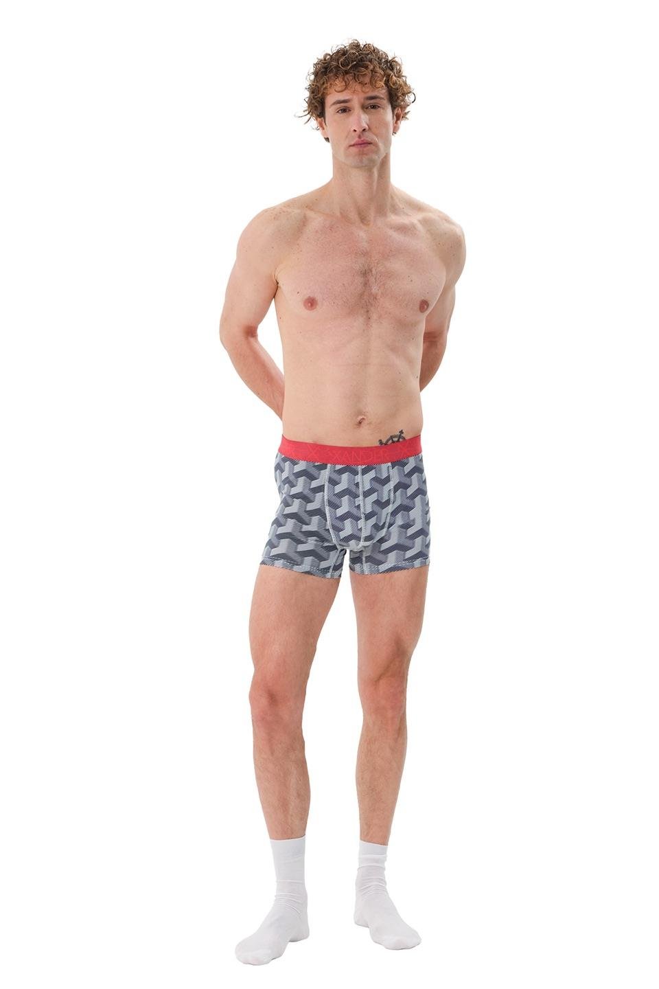 Desenli Erkek Boxer - Puzzle