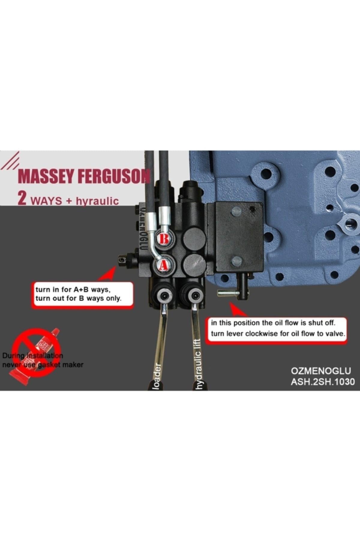 Hidrolik Damper Valfi Massey Ferguson 2 Çıkış Hidrolik