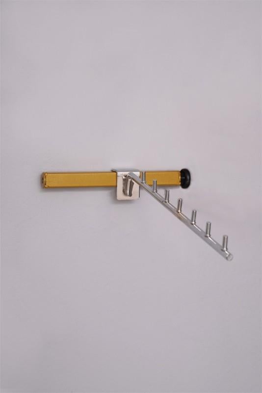20*30 Profile Uyumlu Eğri 8 mm Telden Krom Baston