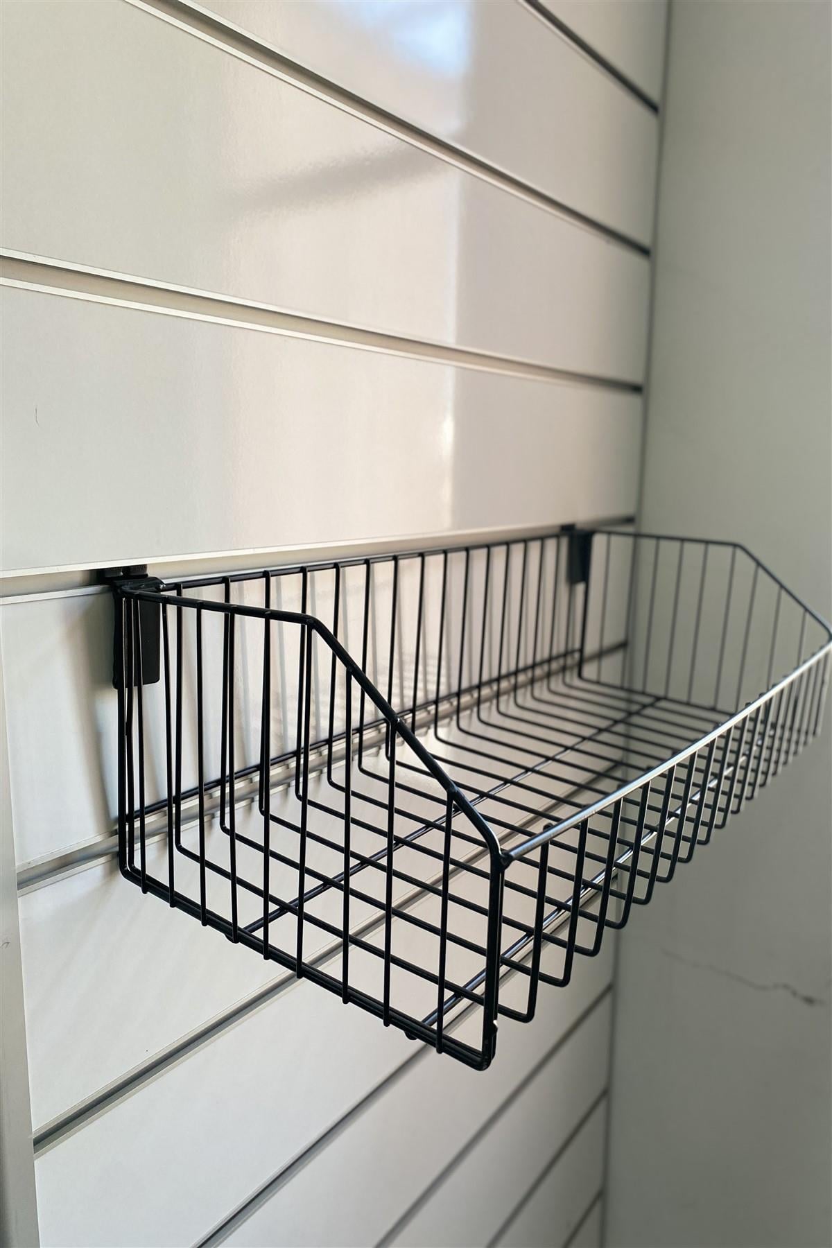Kanallı Panoya Element Sepet 70 cm Siyah 
