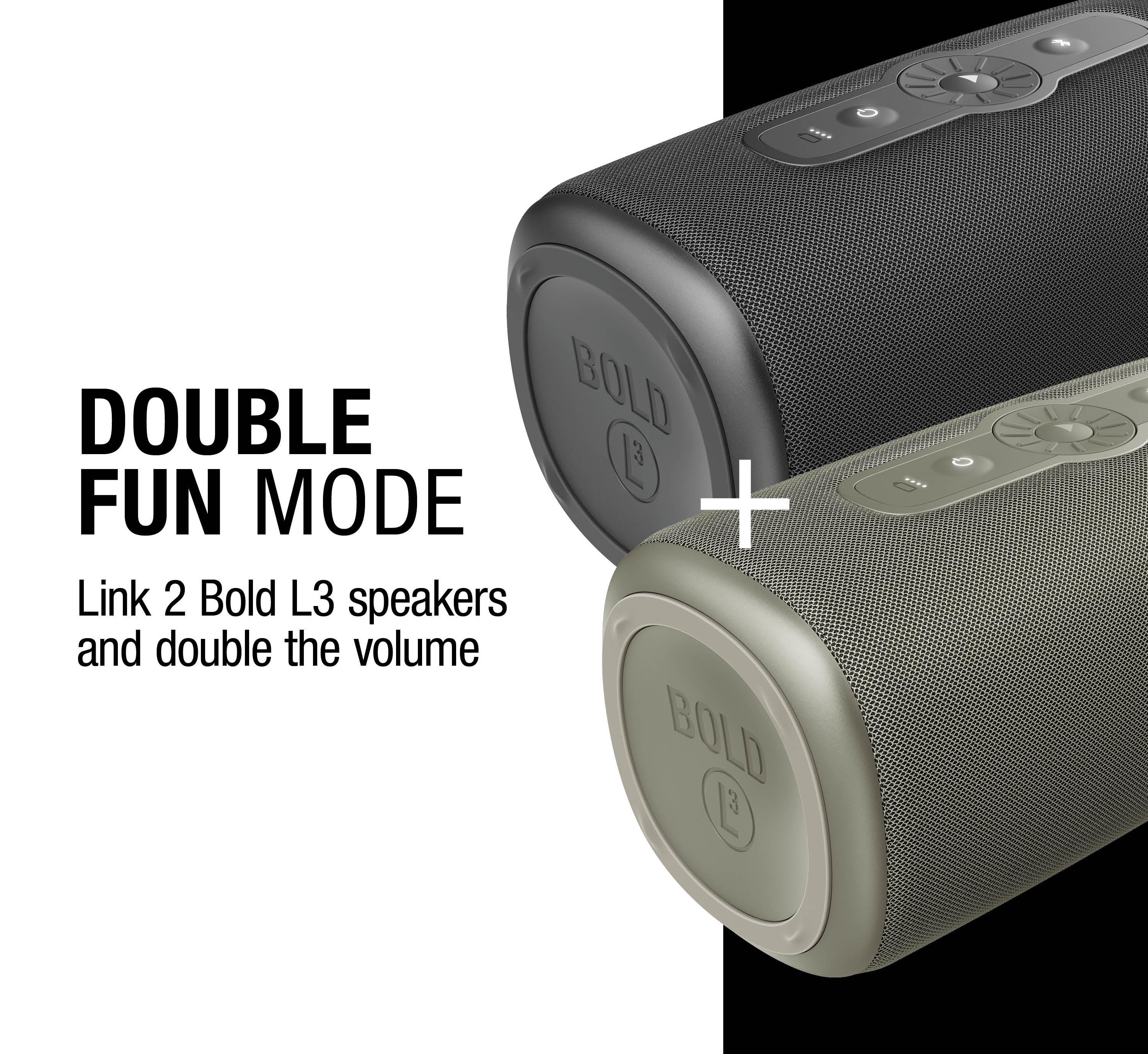 BOLD L3 Taşınabilir 40W Bluetooth Hoparlör Çağla Yeşili 