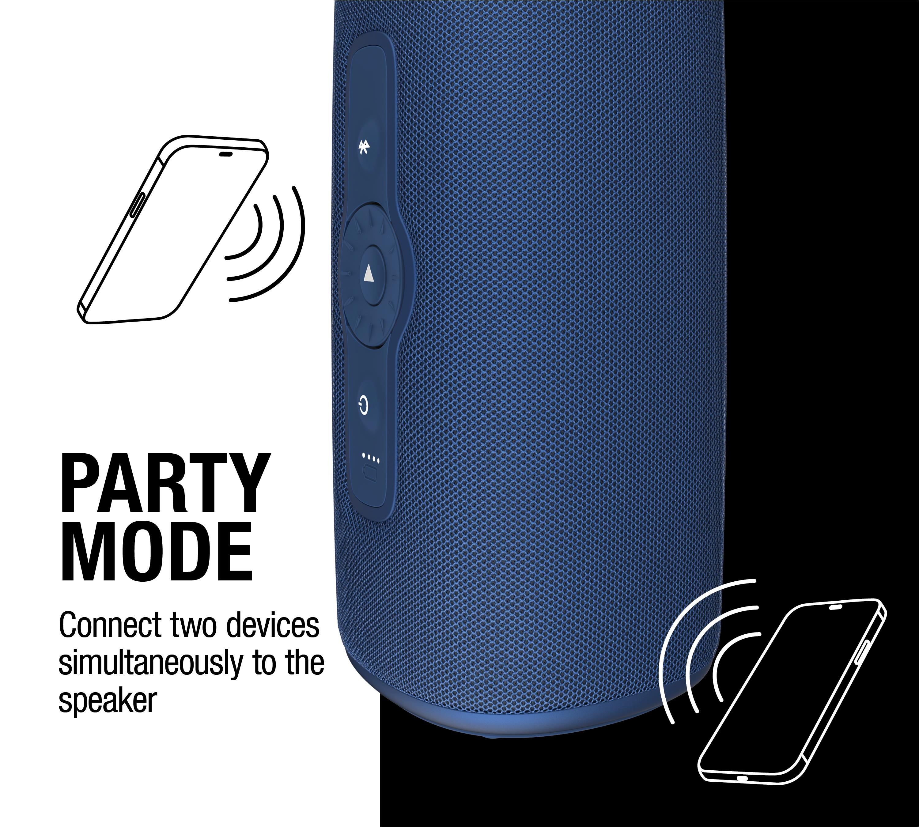 Bold M2 Taşınabilir 30W Bluetooth Hoparlör Gerçek Mavi