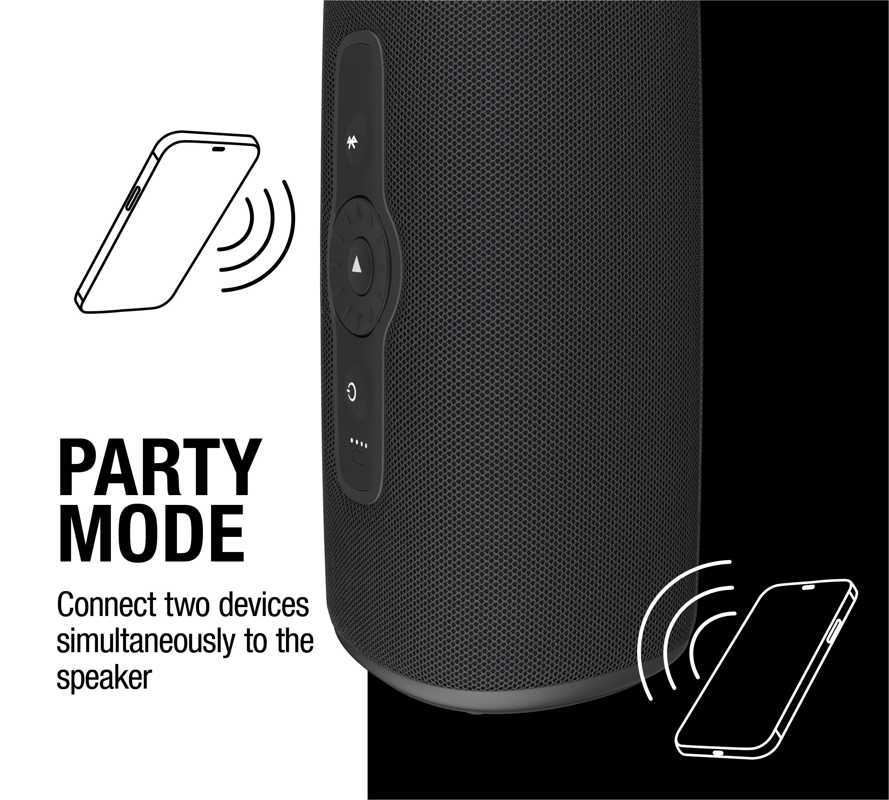 Bold M2 Taşınabilir 30W Bluetooth Hoparlör Fırtına Grisi