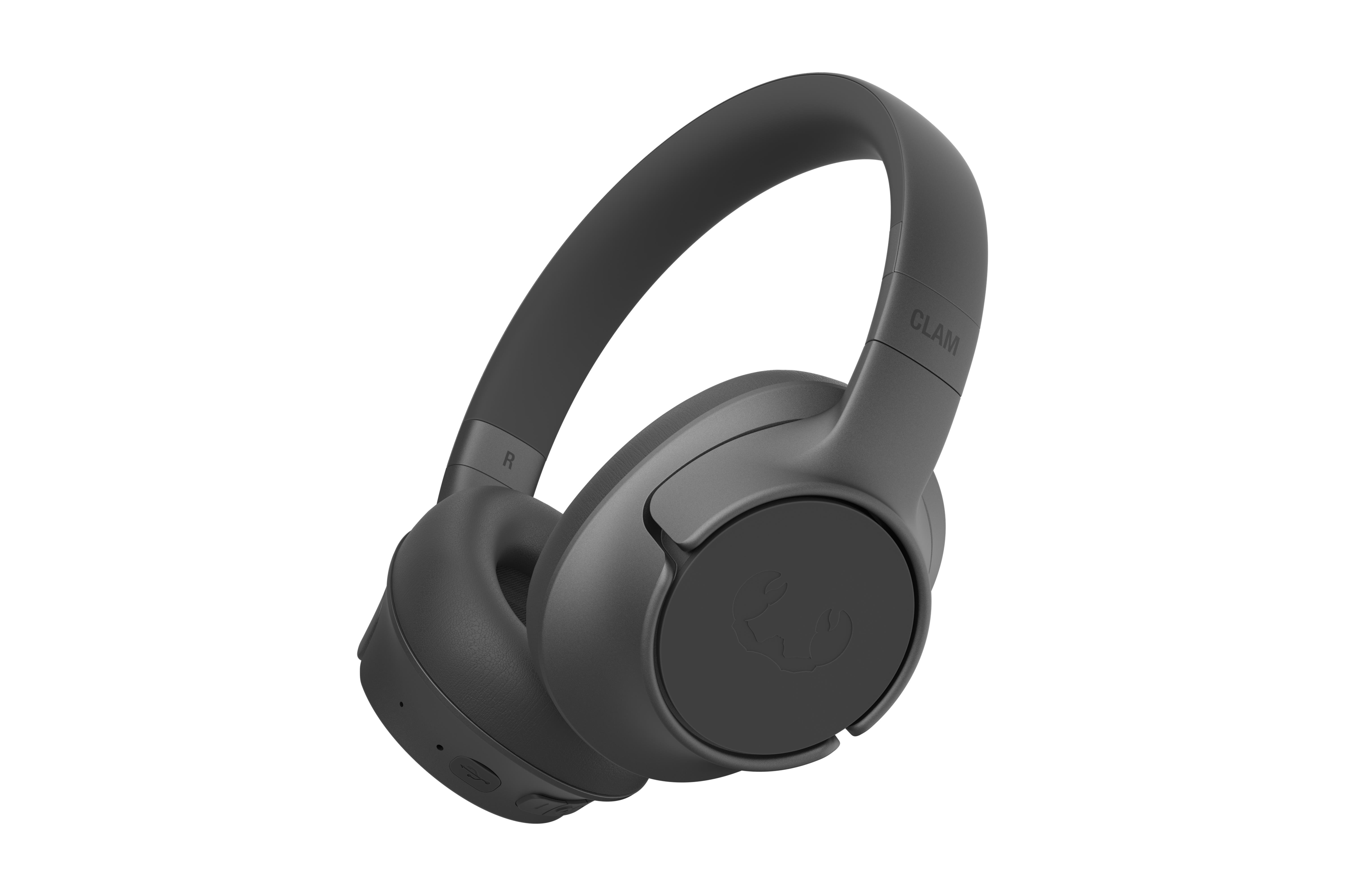 Clam Fuse ANC Kulak Üstü Kablosuz Bluetooth Kulaklık Fırtına Grisi
