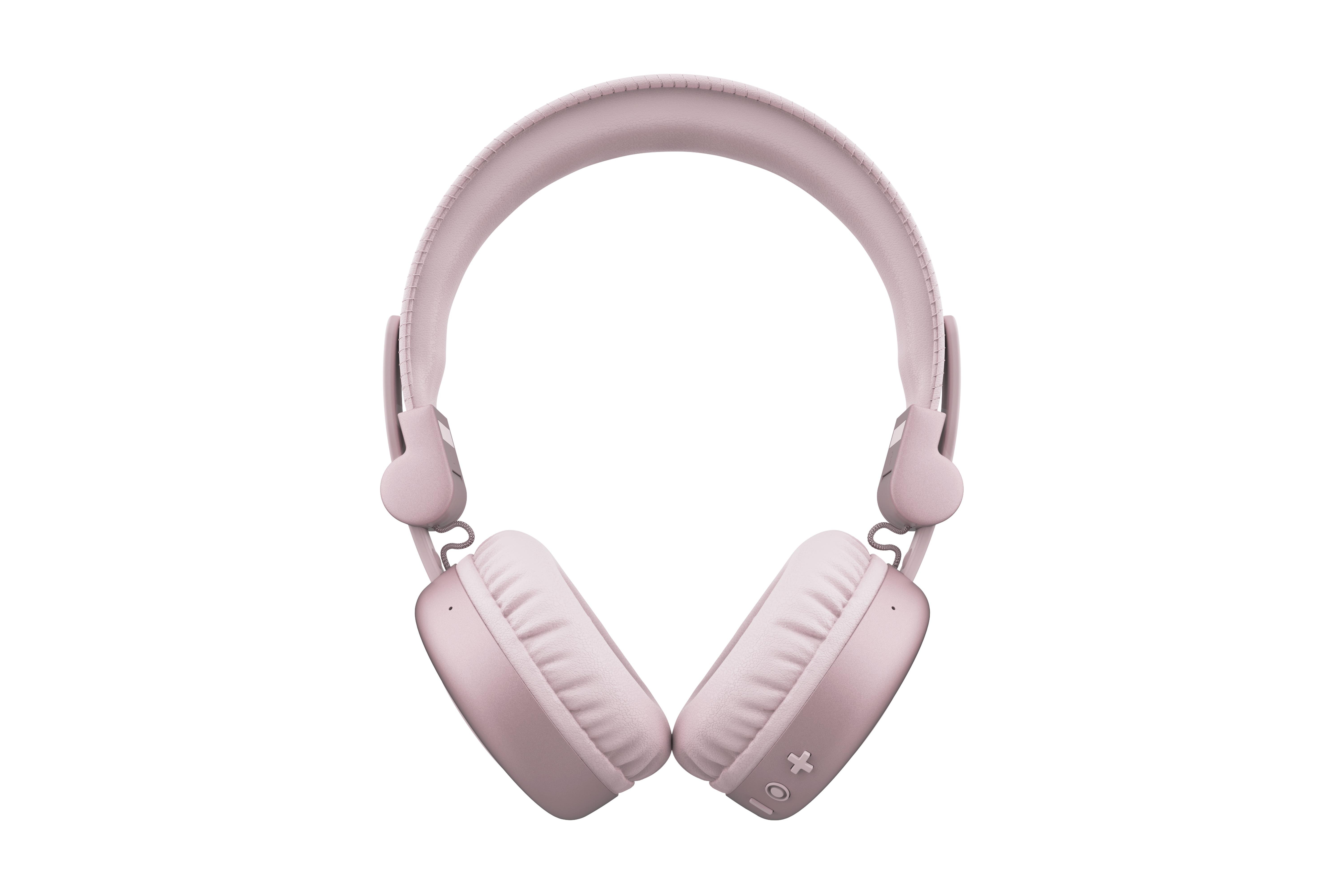 Code Core Kulak Üstü Kablosuz Bluetooth Kulaklık Pudra Pembesi