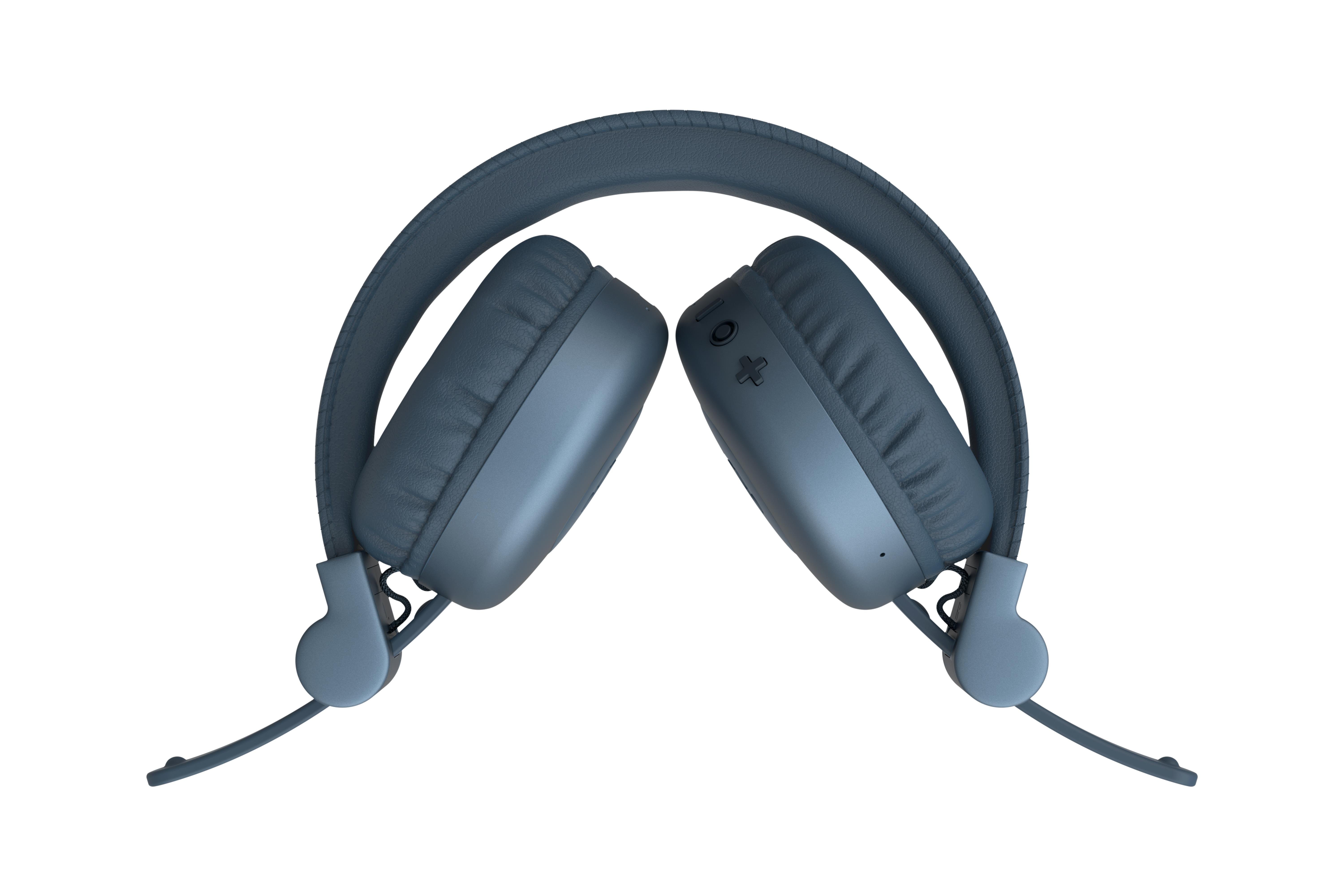 Code Core Kulak Üstü Kablosuz Bluetooth Kulaklık Okyanus Mavisi