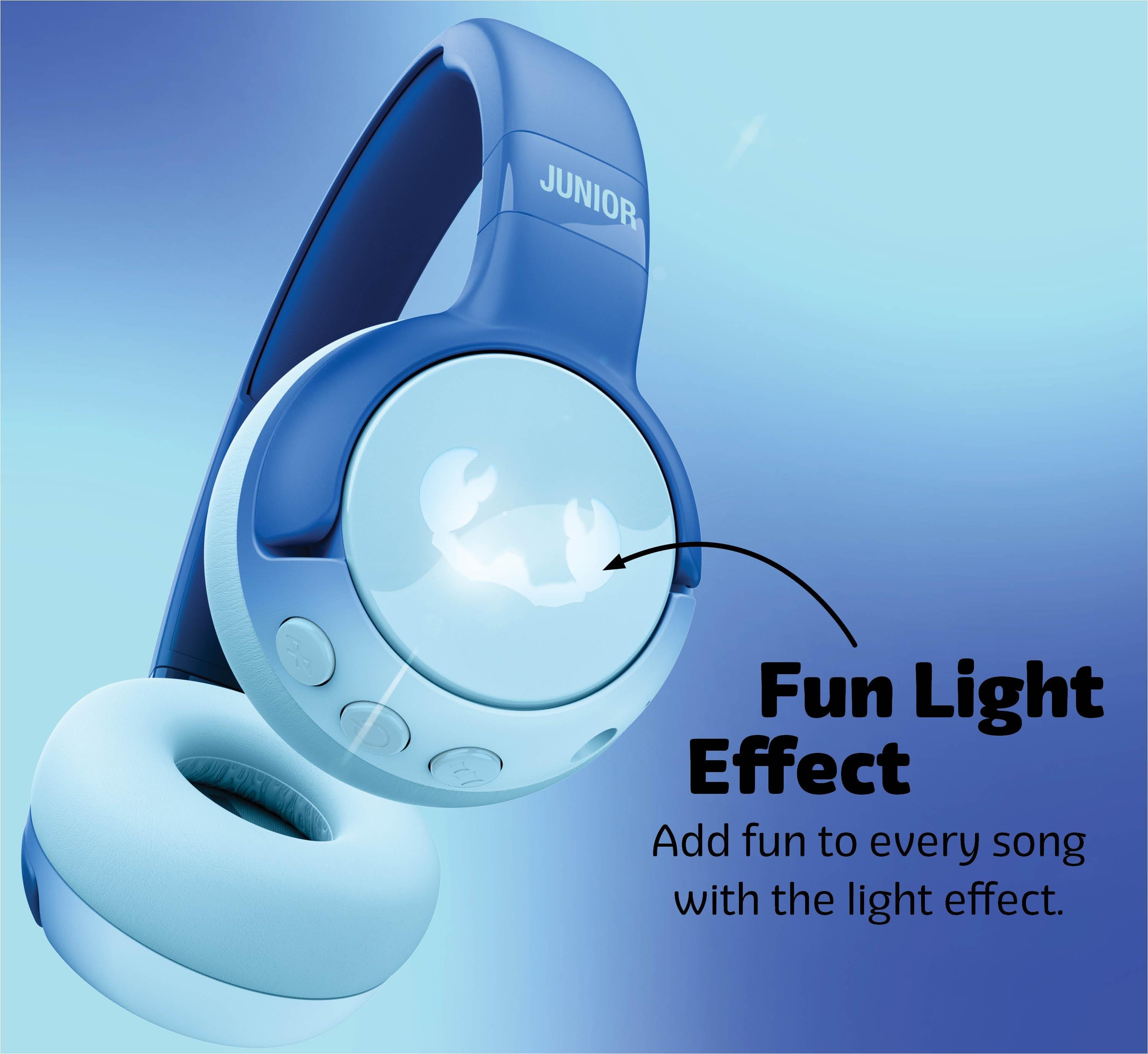 Code Junior Çocuk Kulak Üstü Kablosuz Bluetooth Kulaklık Dalgacı Mavi