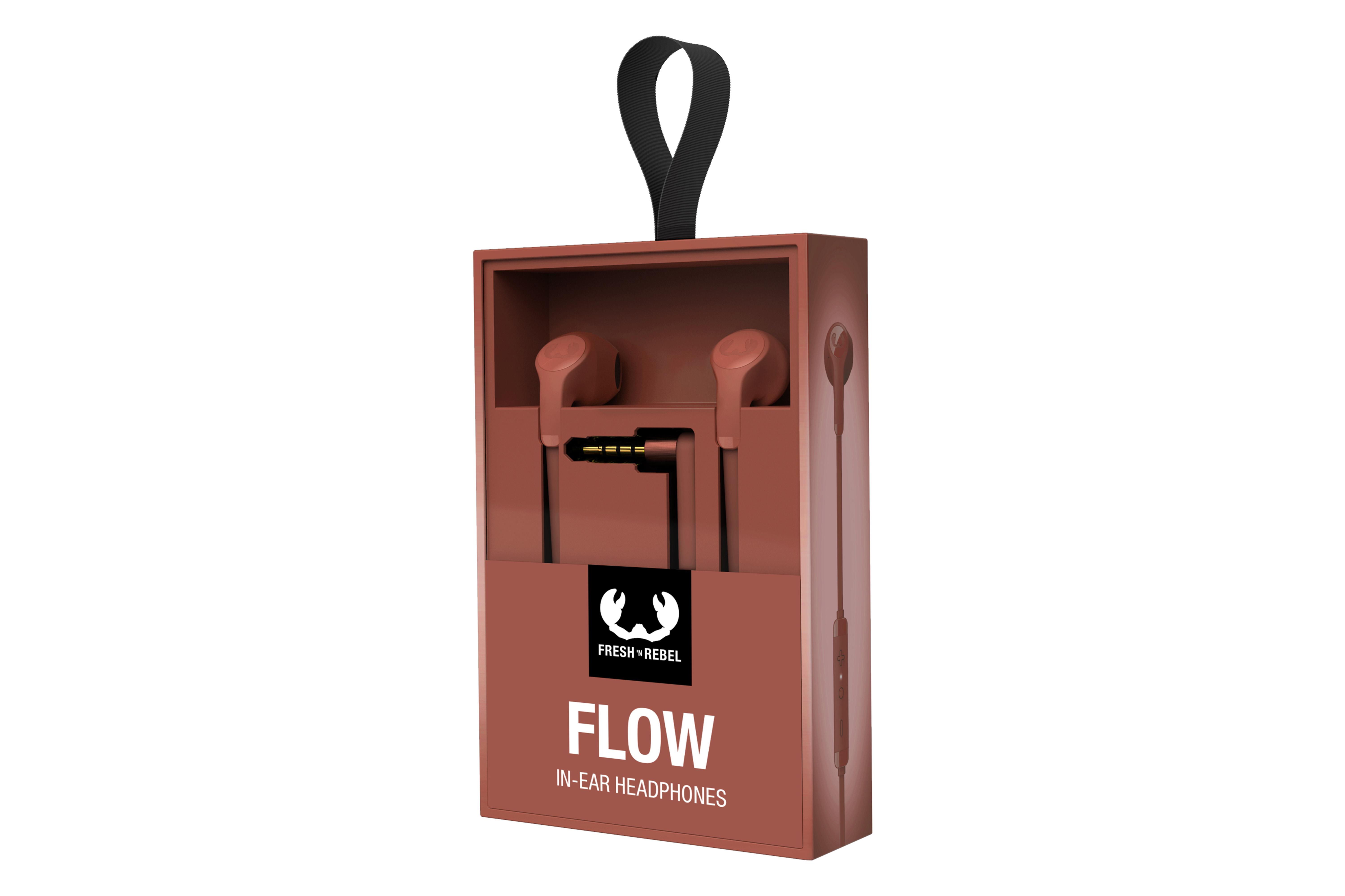 Flow in-ear Kulak İçi Kablolu Kulaklık Safari Kırmızısı