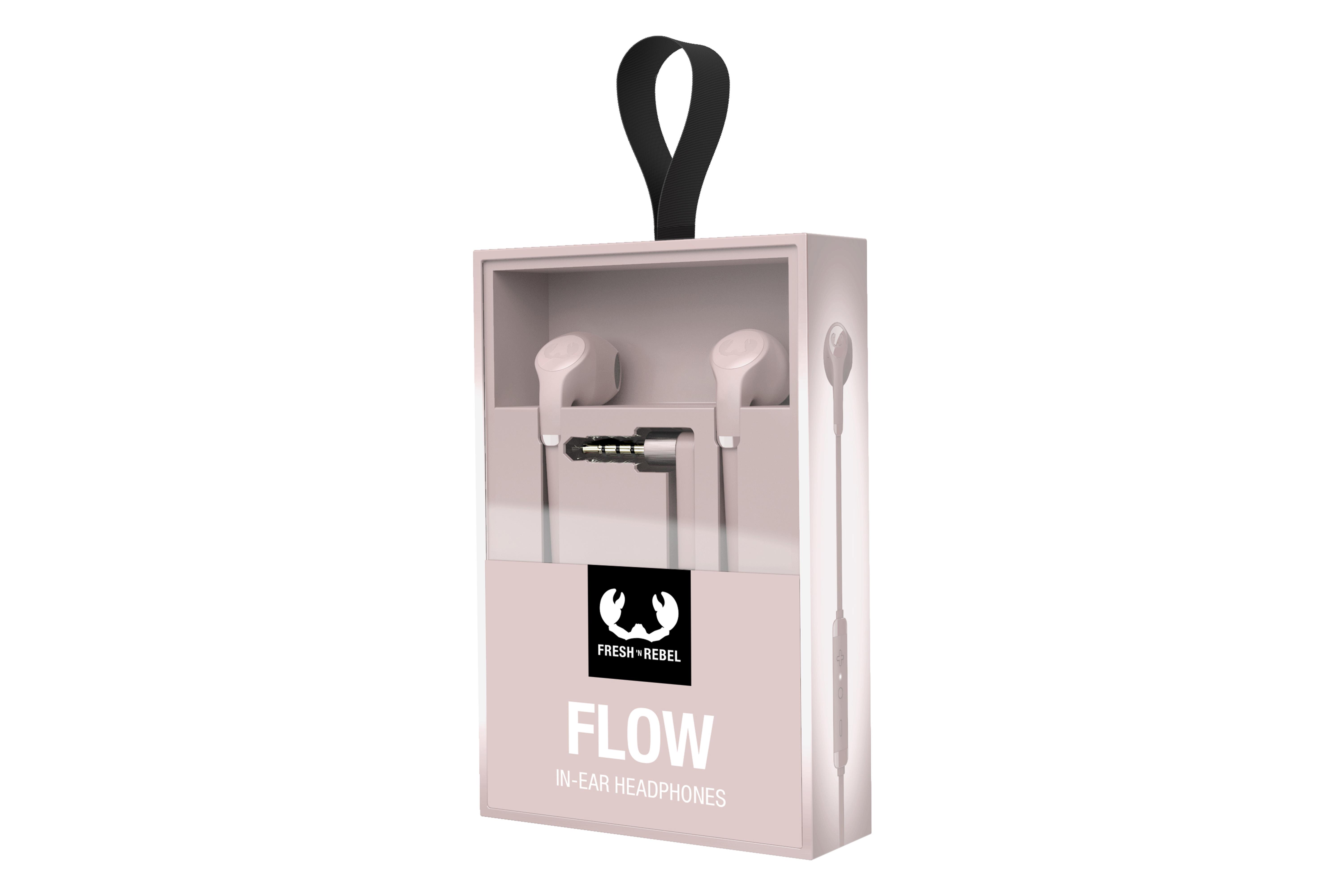 Flow in-ear Kulak İçi Kablolu Kulaklık Pudra Pembesi