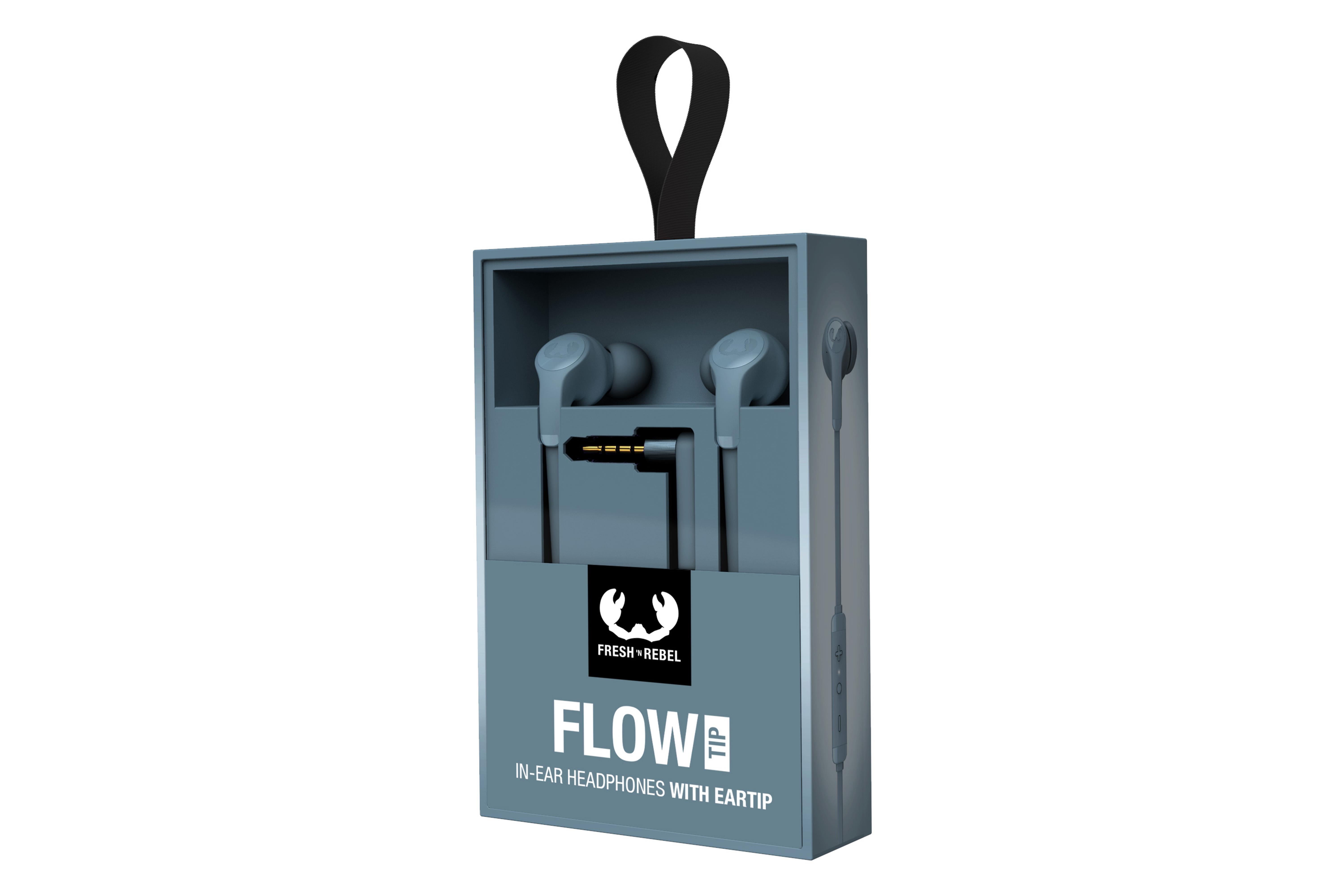 Flow Tip Silikonlu Kulak İçi Kablolu Kulaklık Okyanus Mavisi