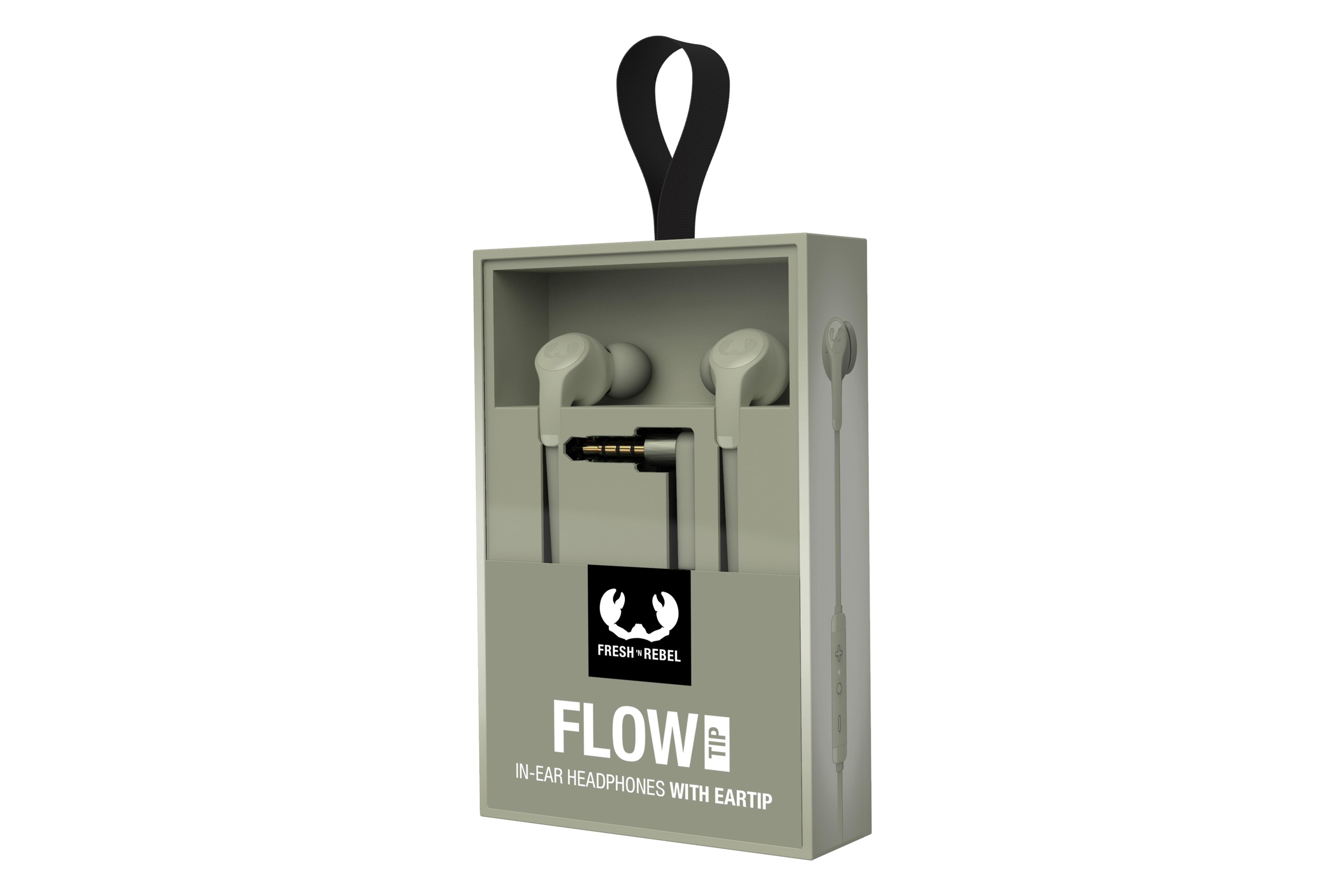Flow Tip Silikonlu Kulak İçi Kablolu Kulaklık Çağla Yeşili