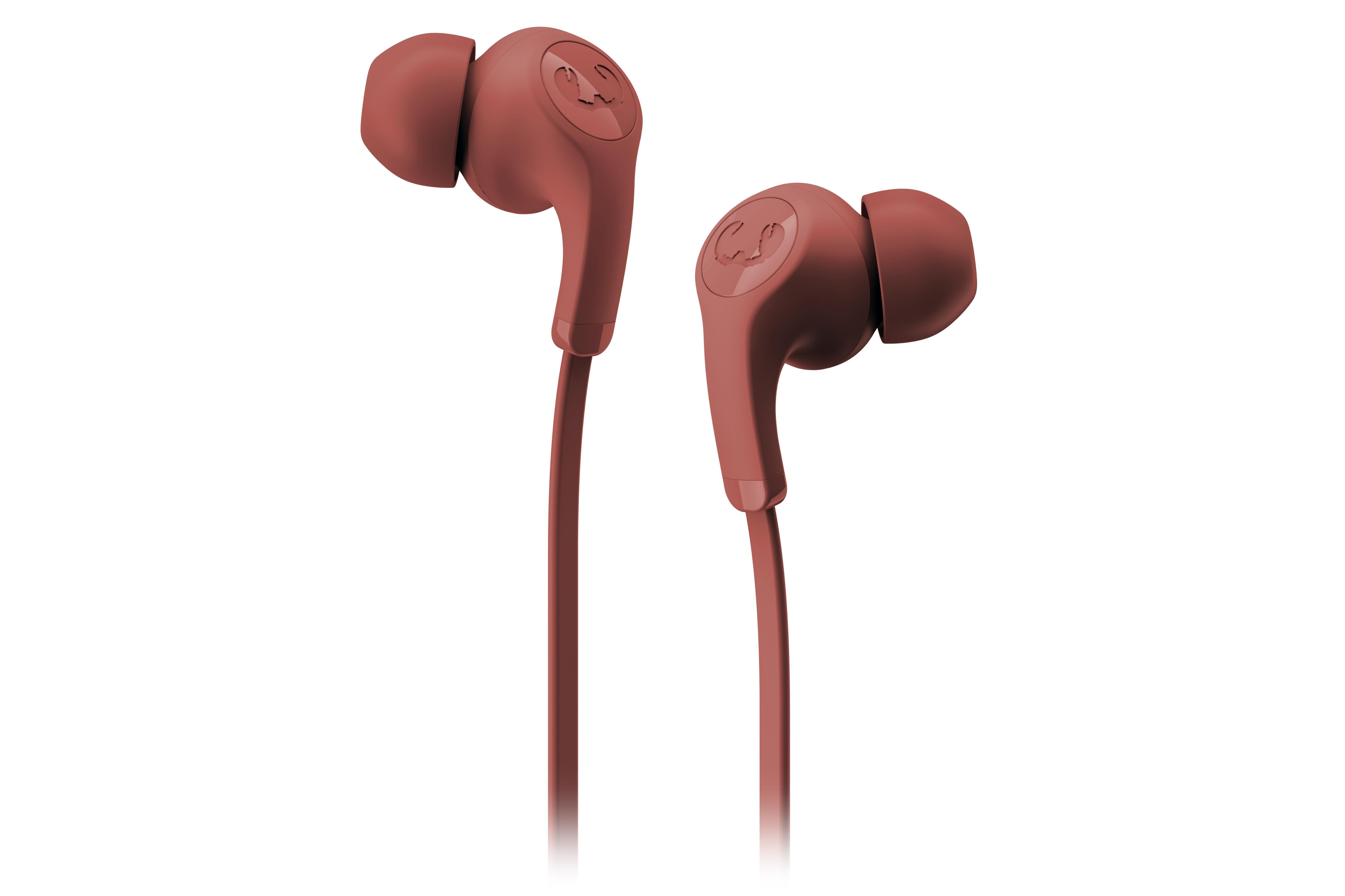 Flow Tip Silikonlu Kulak İçi Kablolu Kulaklık Safari Kırmızısı