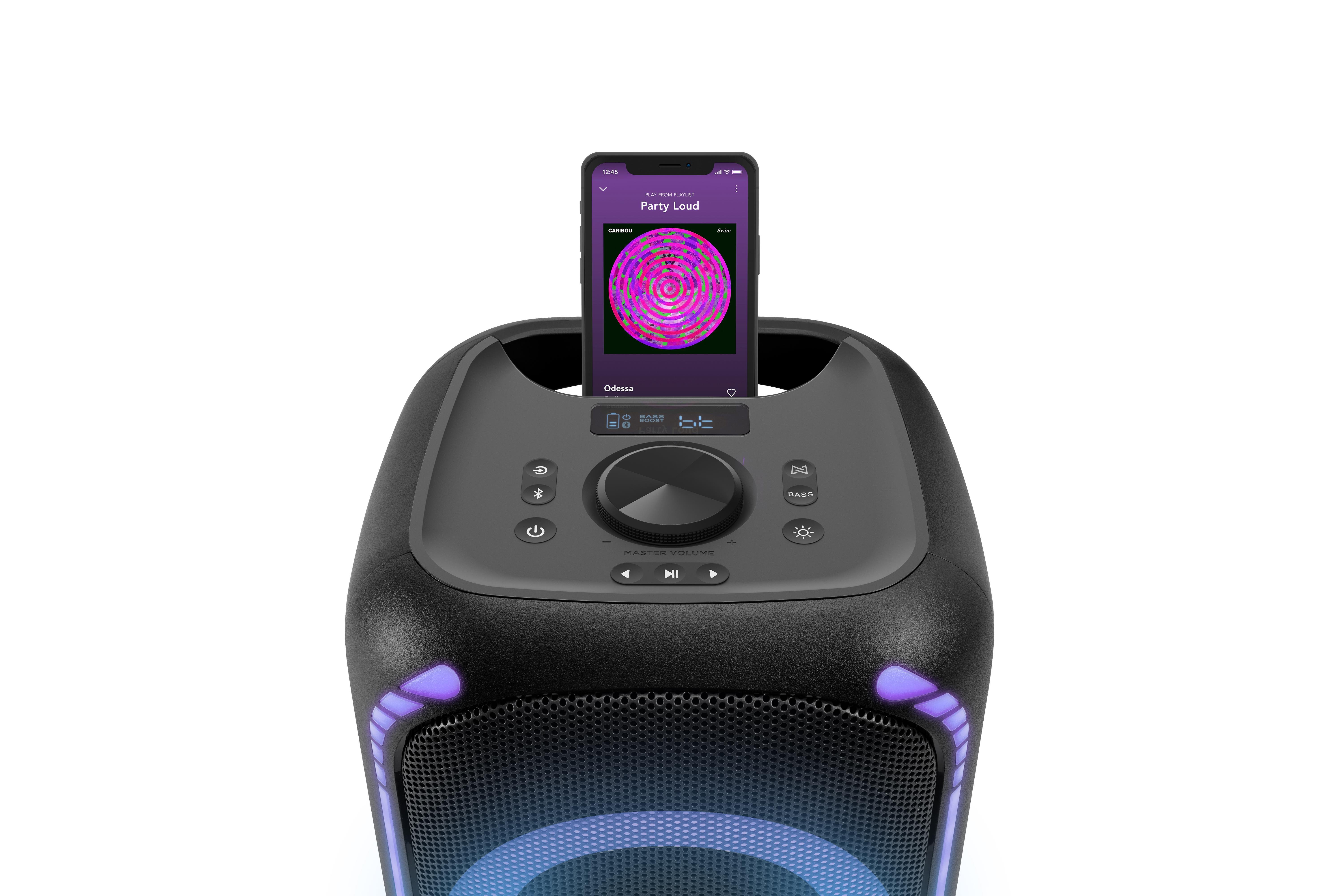 PARTY LOUD M Kablosuz Bluetooth Parti Hoparlörü Siyah