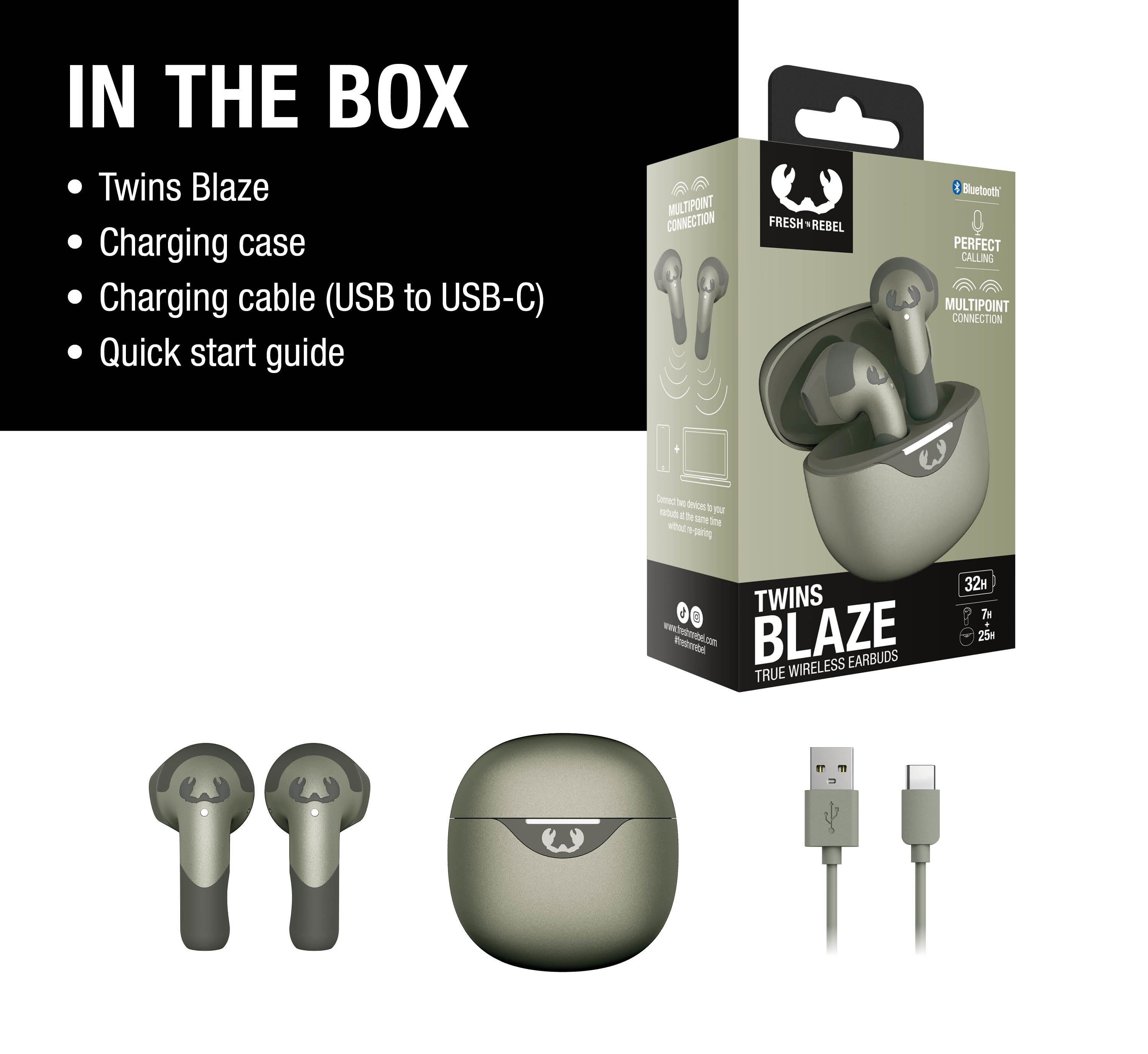 Twins Blaze TWS Multi Connect Bluetooth Kulak İçi Kulaklık Çağla Yeşili