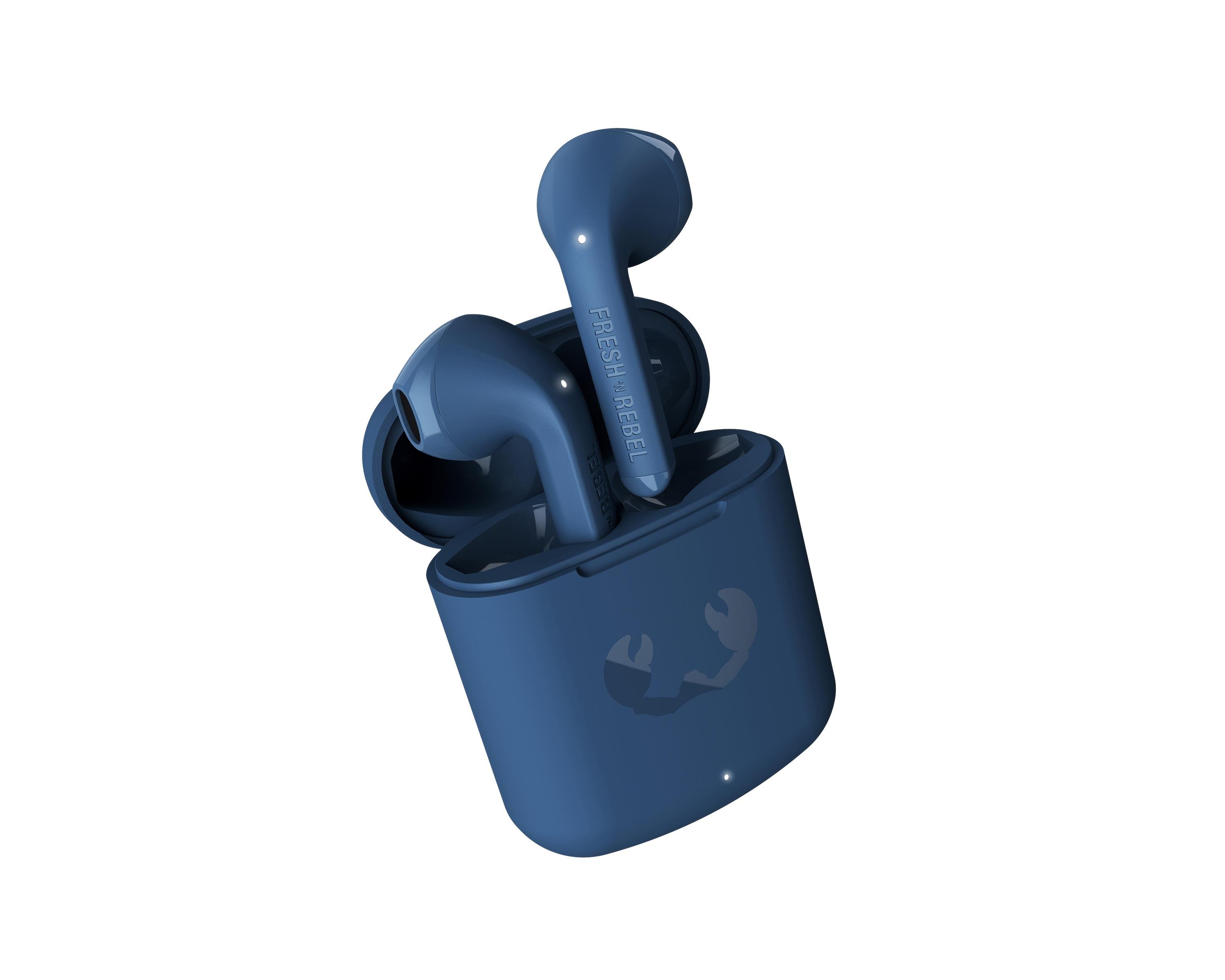 Twins Core TWS Bluetooth Kulak İçi Kulaklık Çelik Mavi