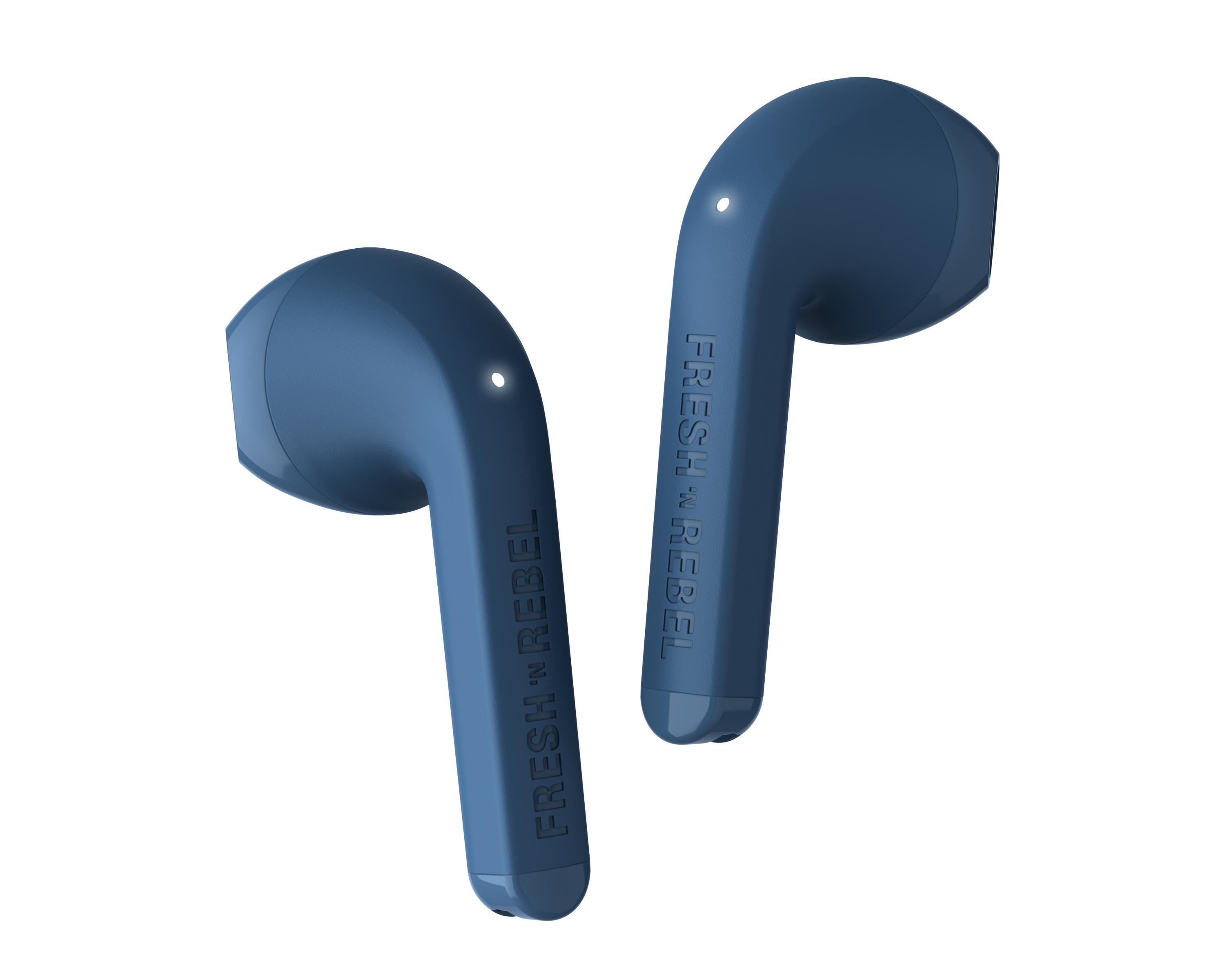 Twins Core TWS Bluetooth Kulak İçi Kulaklık Çelik Mavi