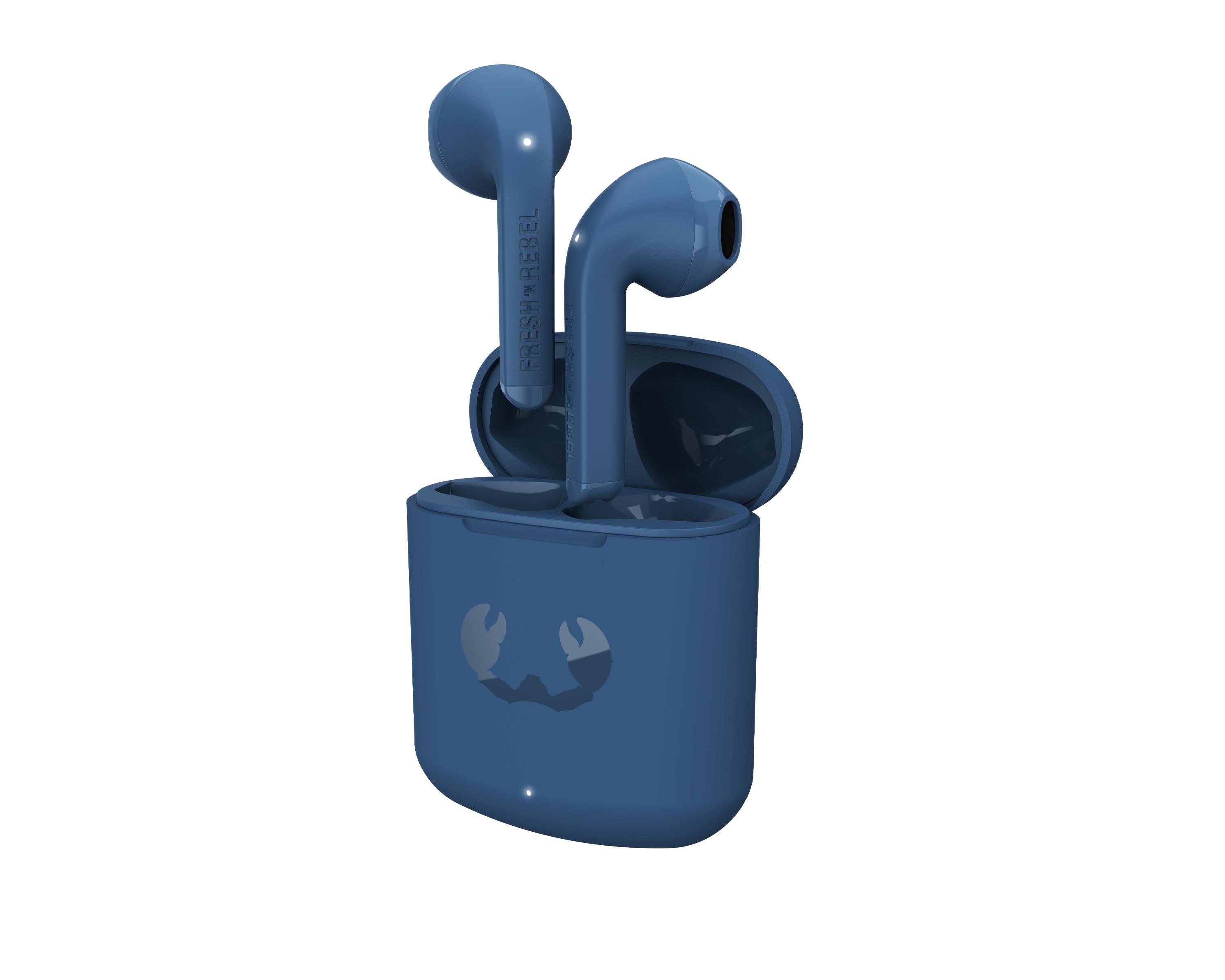 Twins Core TWS Bluetooth Kulak İçi Kulaklık Çelik Mavi