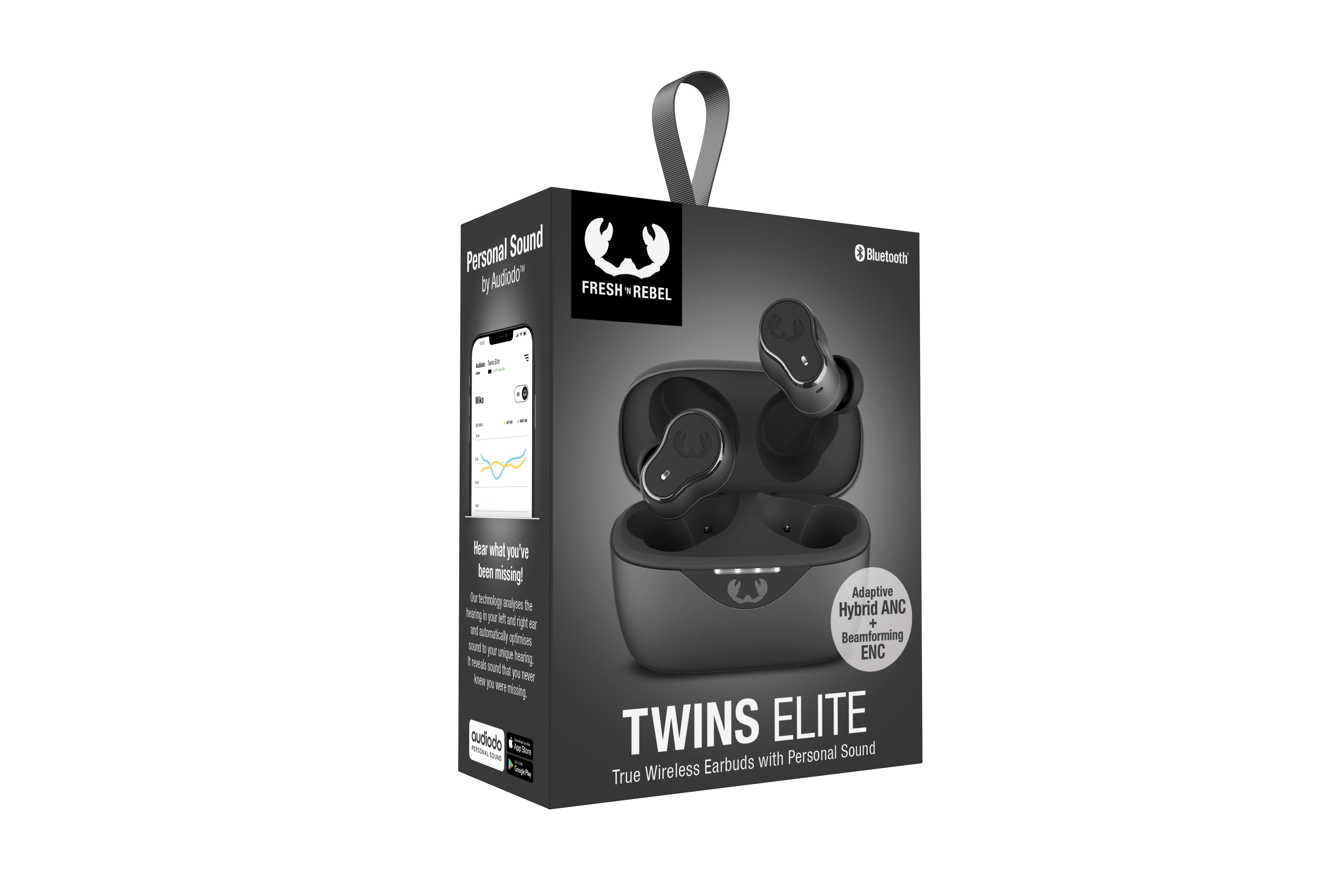 Twins Elite TWS Personal Sound Bluetooth Kulak İçi Kulaklık Fırtına Grisi