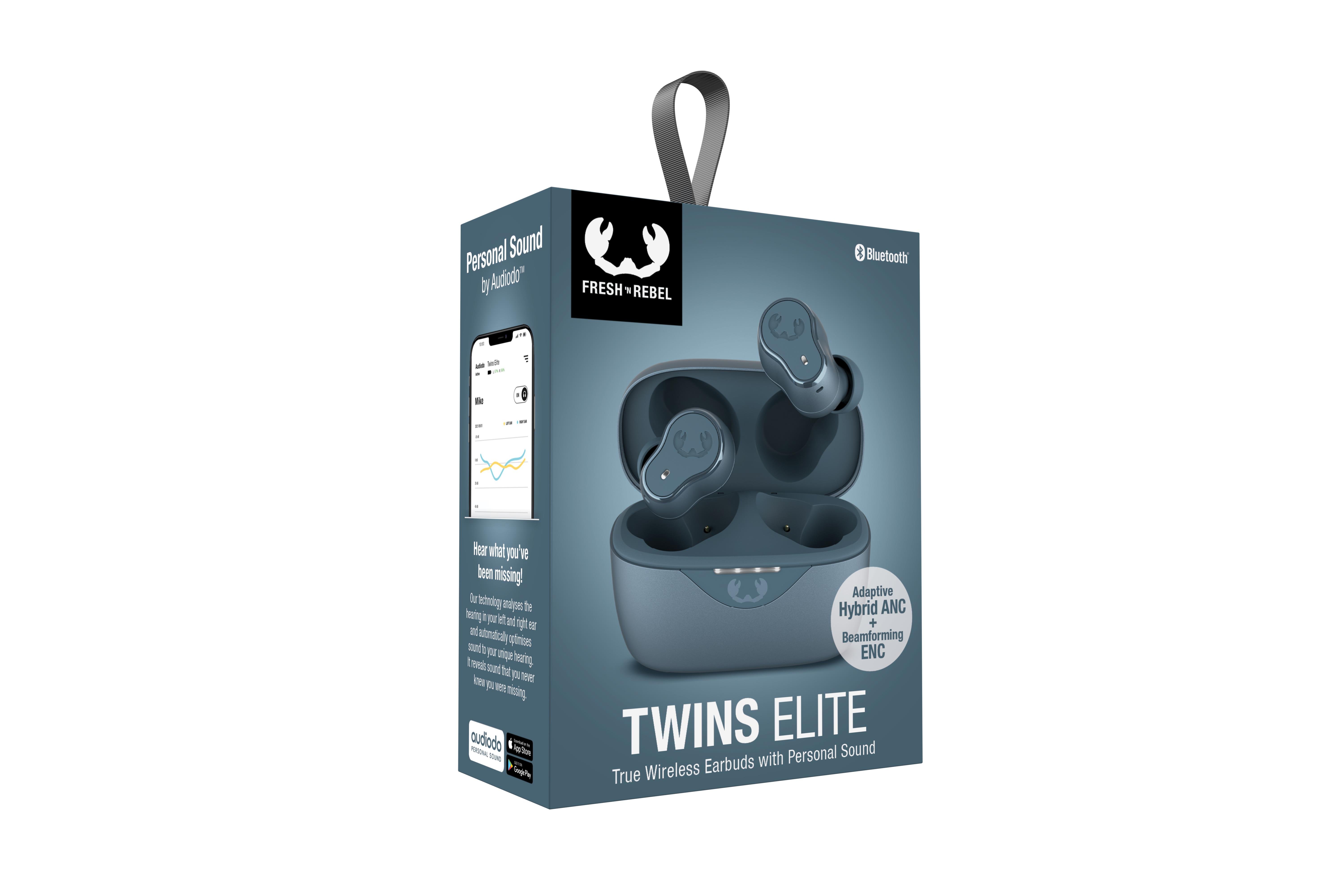 Twins Elite TWS Personal Sound Bluetooth Kulak İçi Kulaklık Okyanus Mavisi