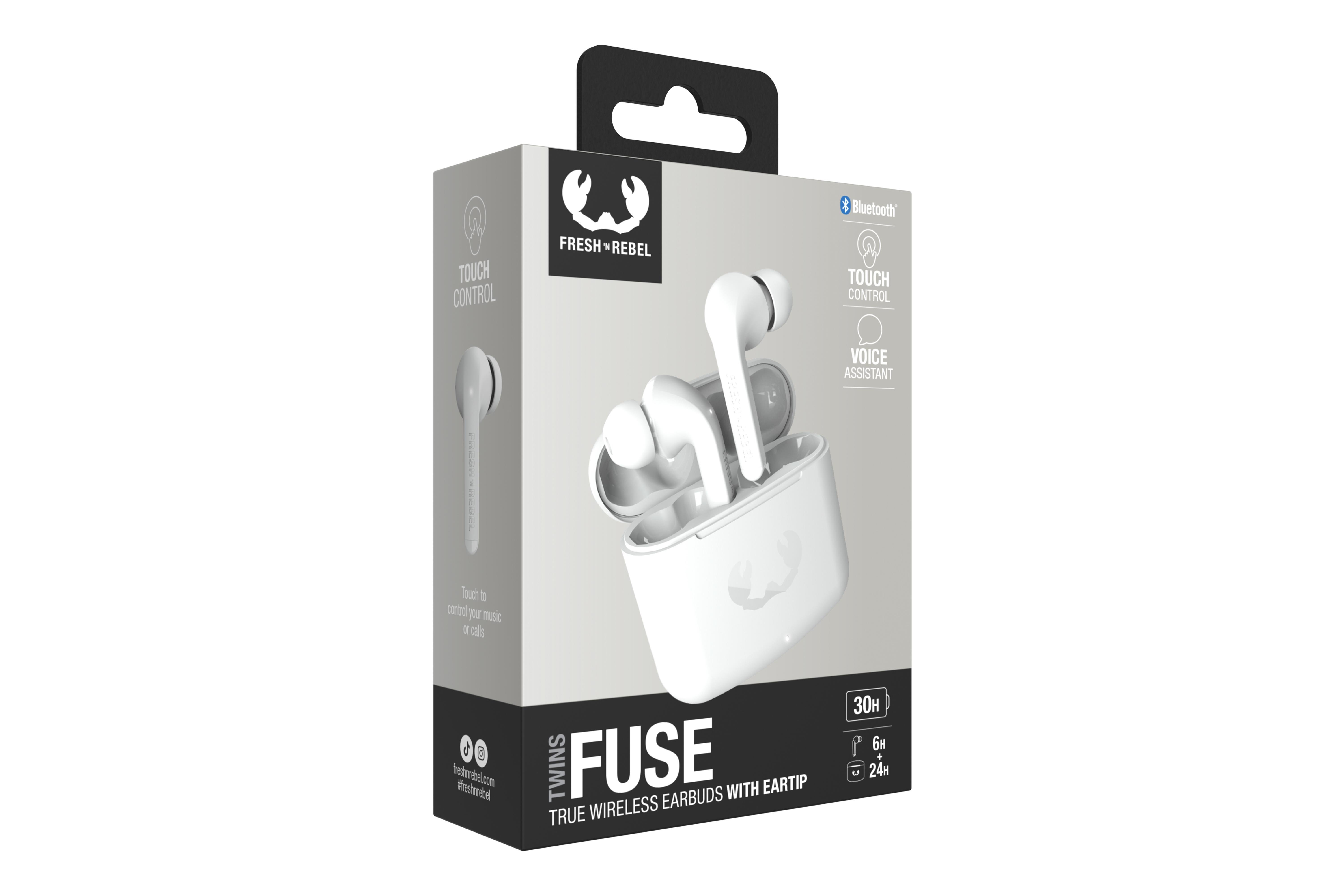 Twins Fuse TWS Bluetooth Kulak İçi Kulaklık Buz Grisi