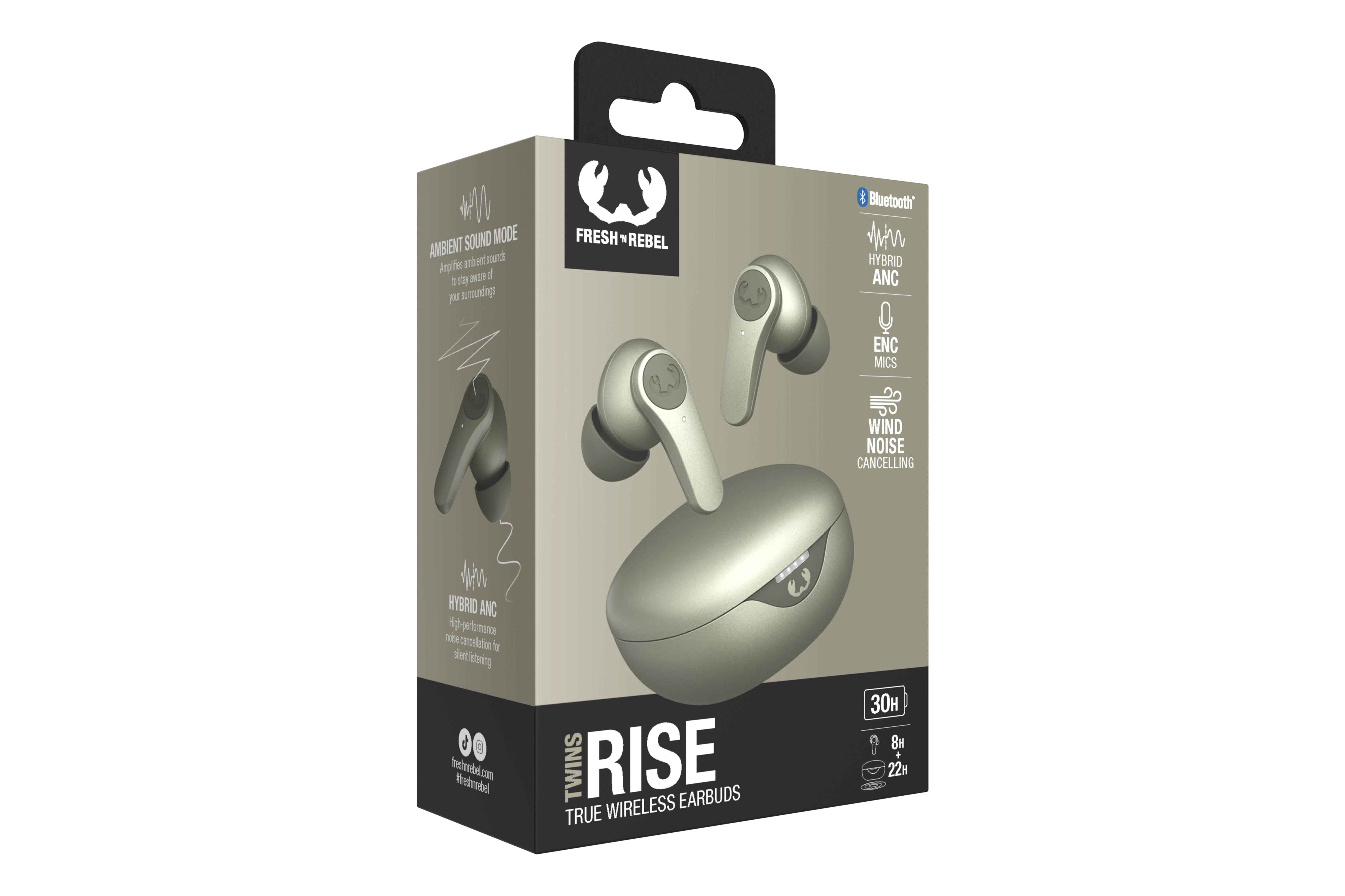 Twins Rise TWS ANC ENC Bluetooth Kulak İçi Kulaklık Çağla Yeşili