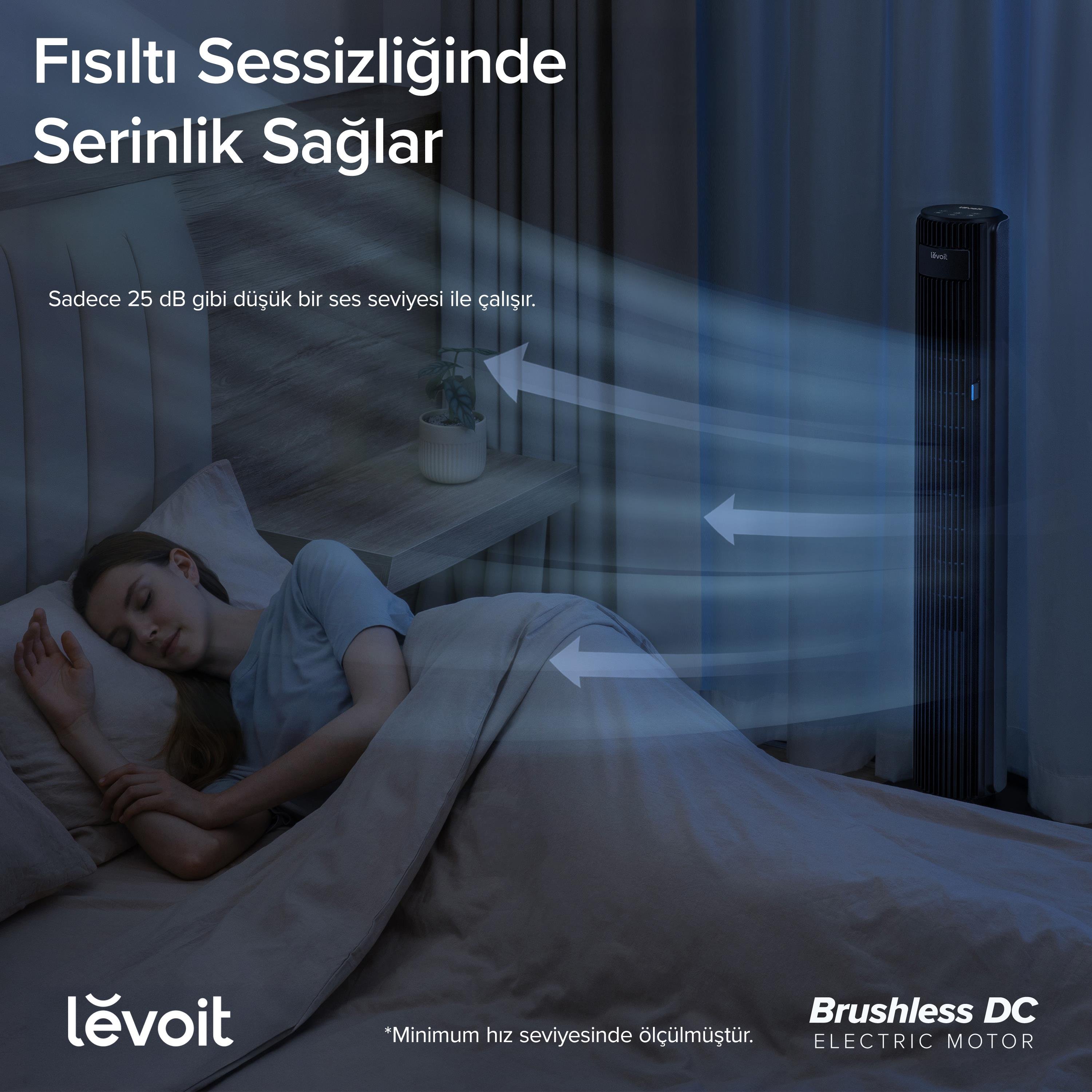 Levoit 42 DC Tower Kule Tipi Fan (Vantilatör)