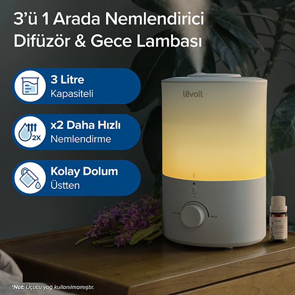 Levoit Dual 150 Ultrasonic Hava Nemlendirici