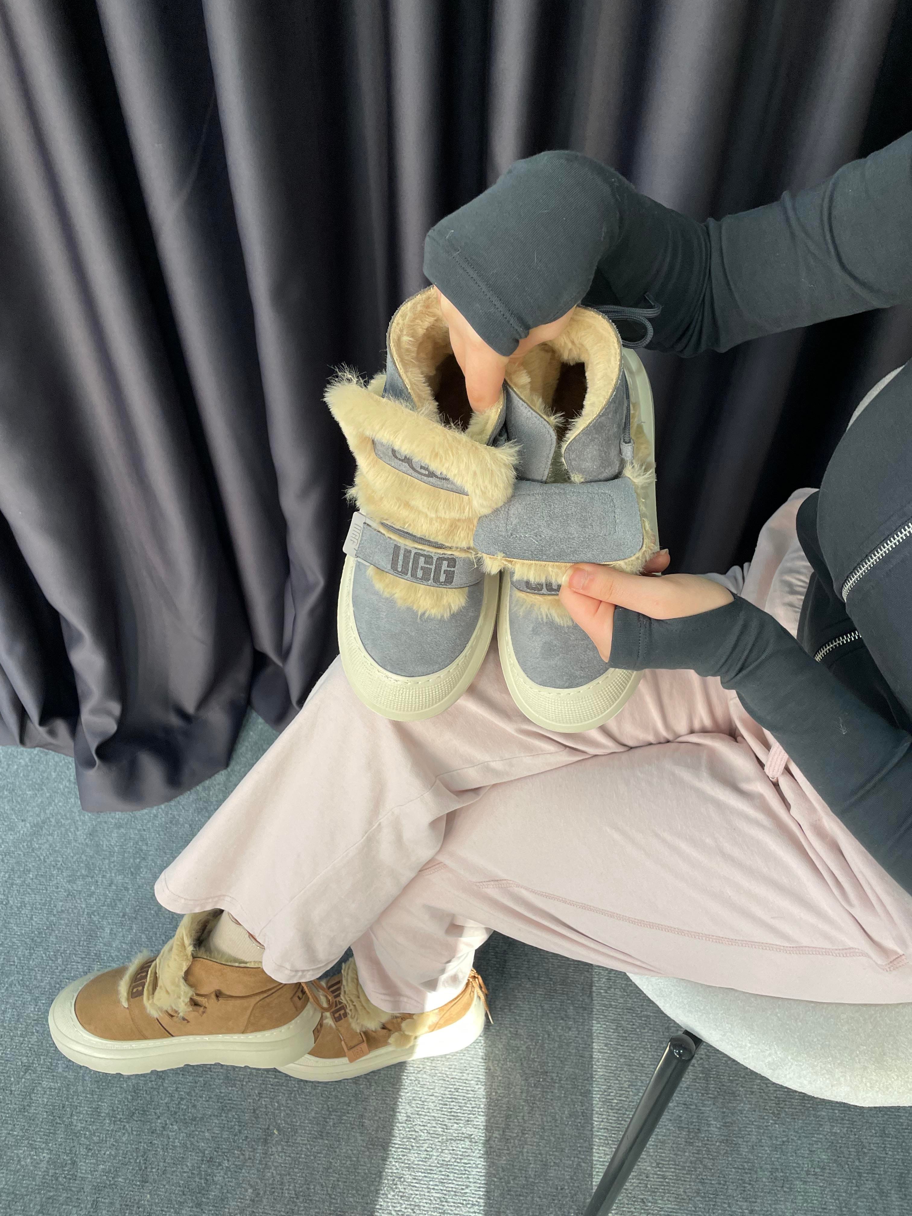 Bebe Mavisi Kürklü Ugg