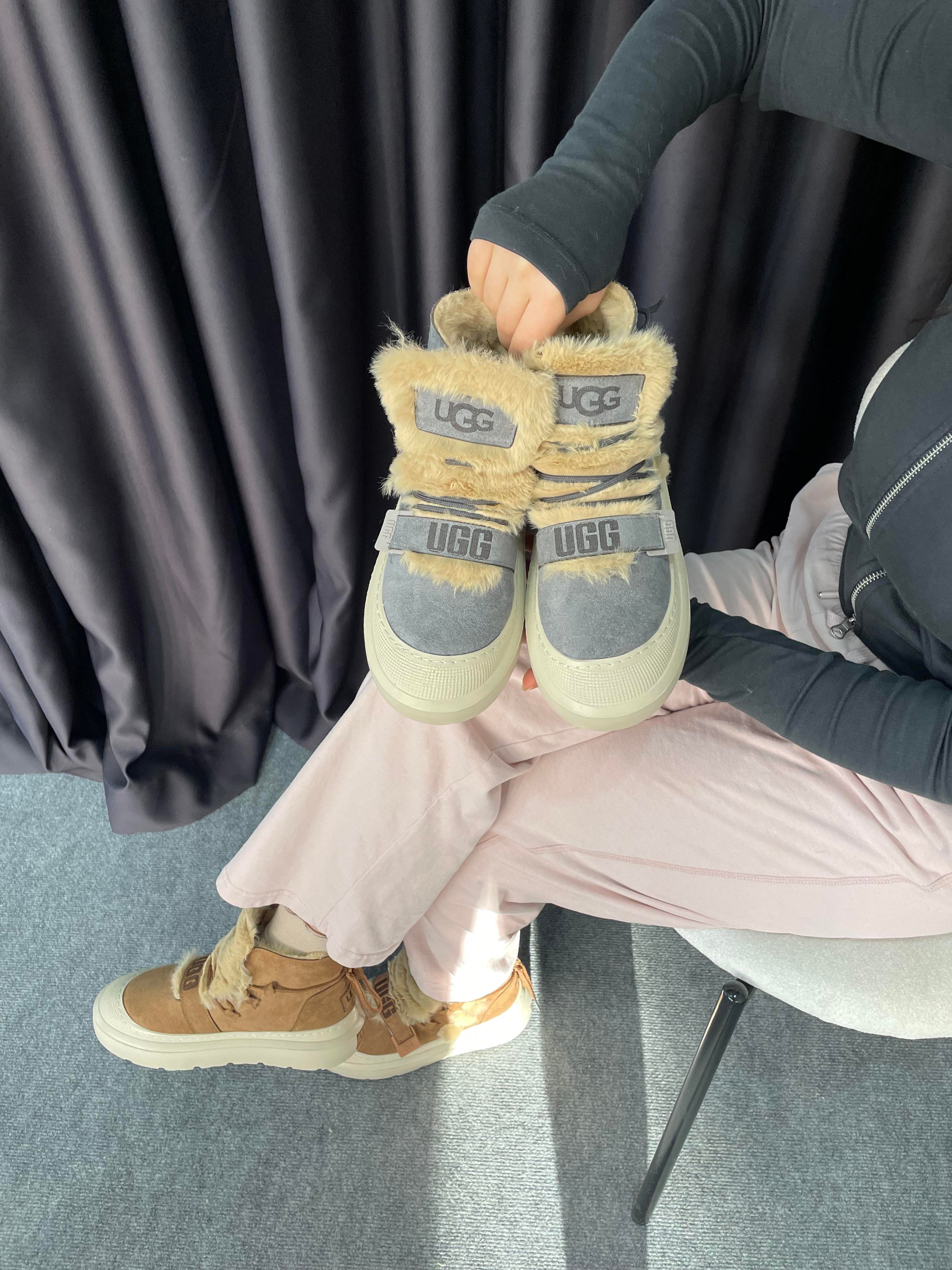 Bebe Mavisi Kürklü Ugg
