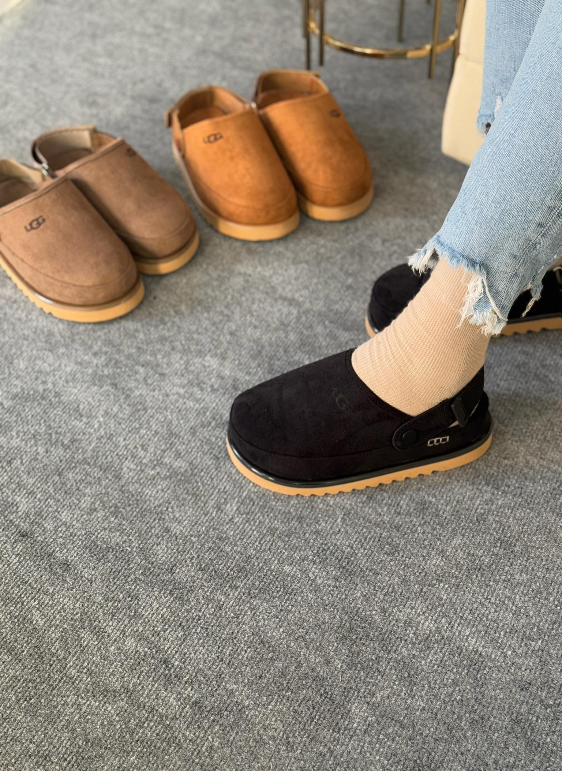 Goldenstar Clog Kadın Siyah Sandalet
