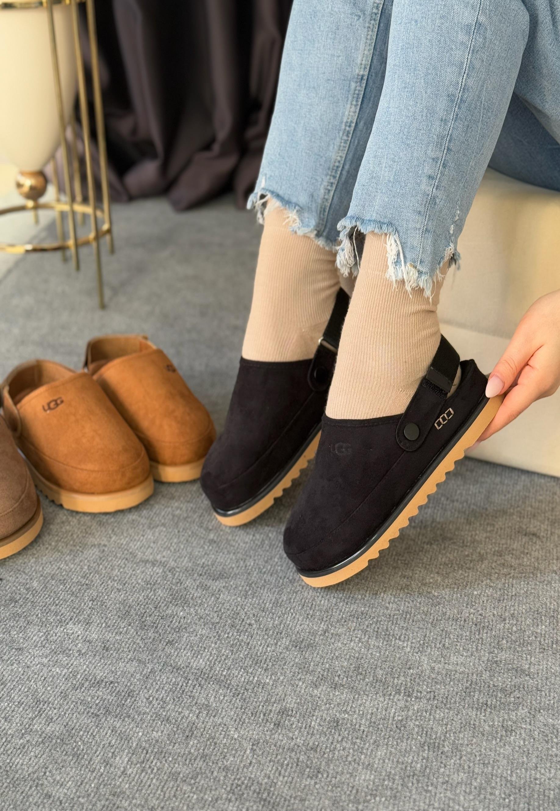 Goldenstar Clog Kadın Siyah Sandalet