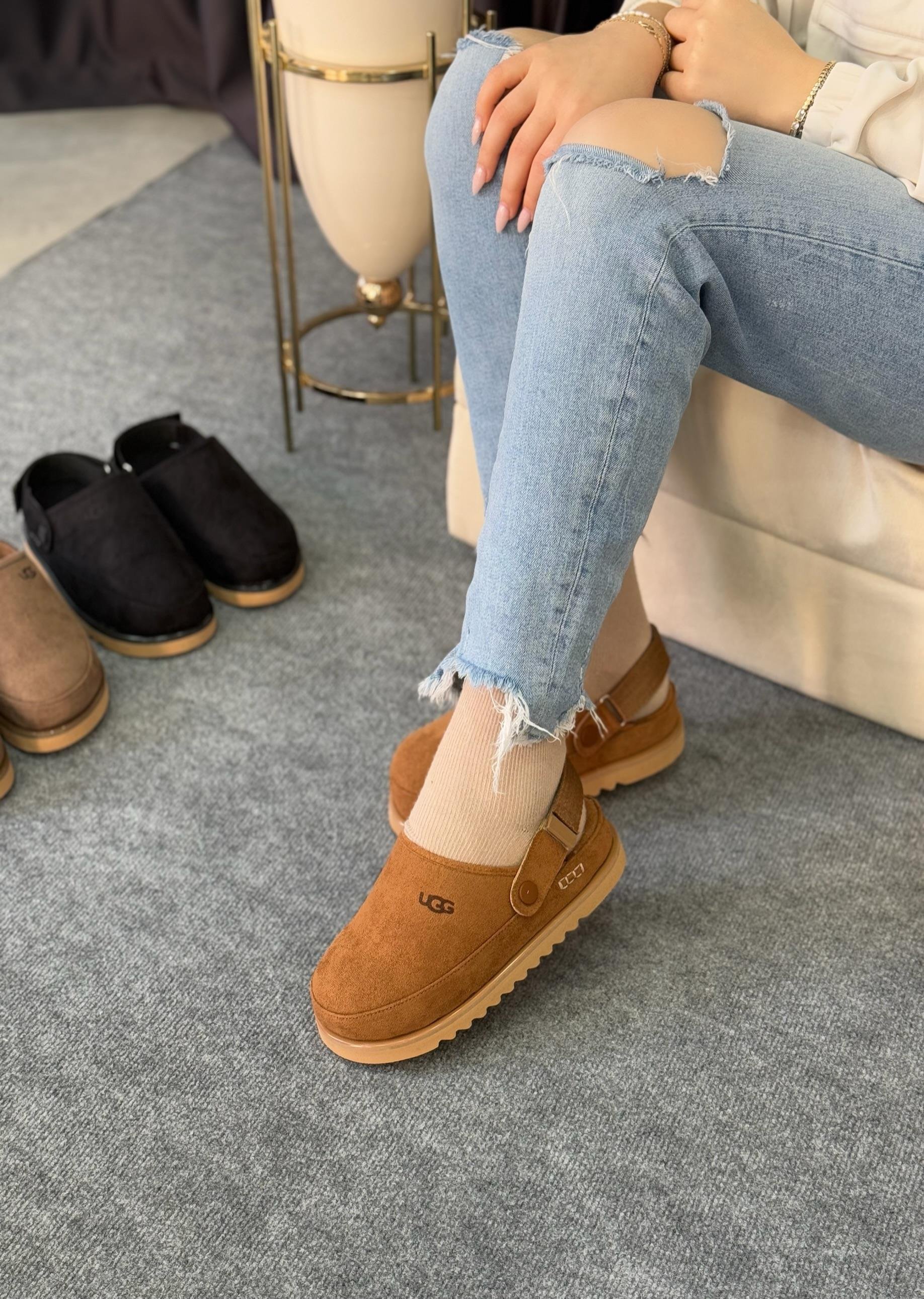 Goldenstar Clog Kadın Taba Sandalet