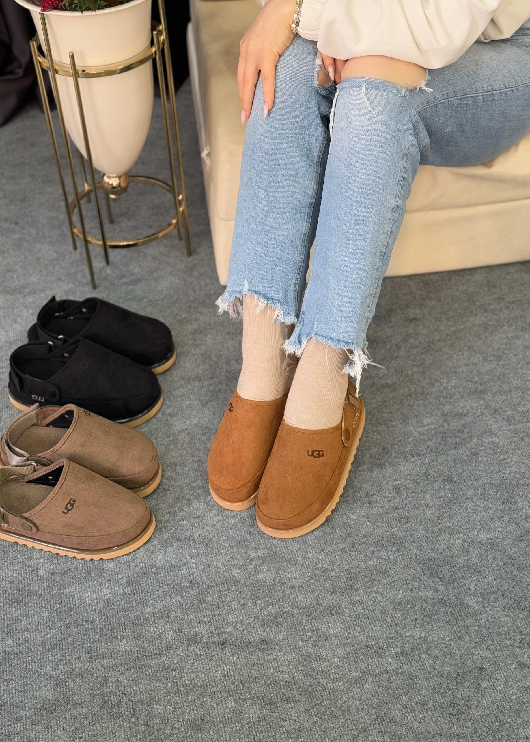 Goldenstar Clog Kadın Taba Sandalet