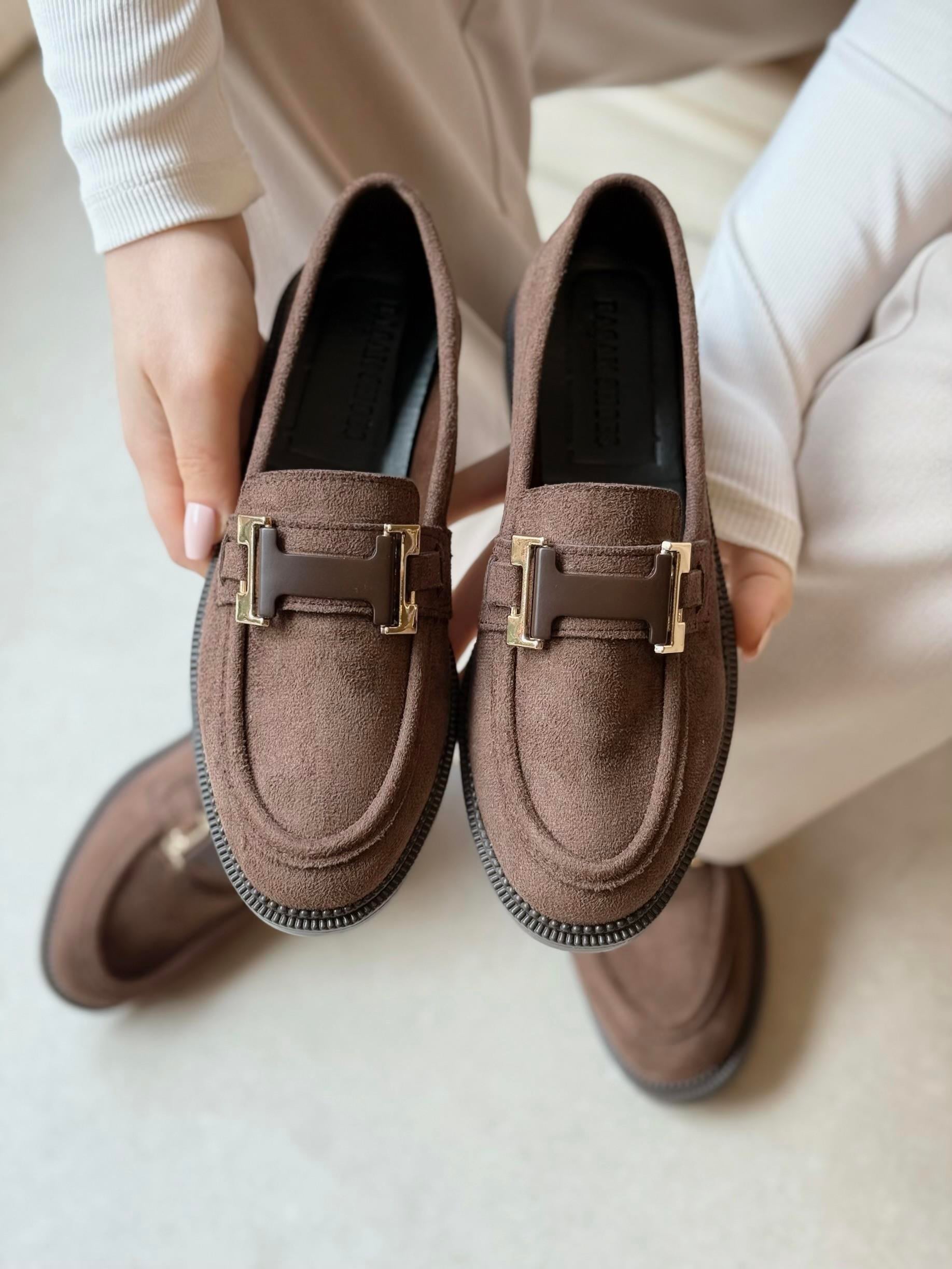 Helena Tokalı Acı Kahve Loafer