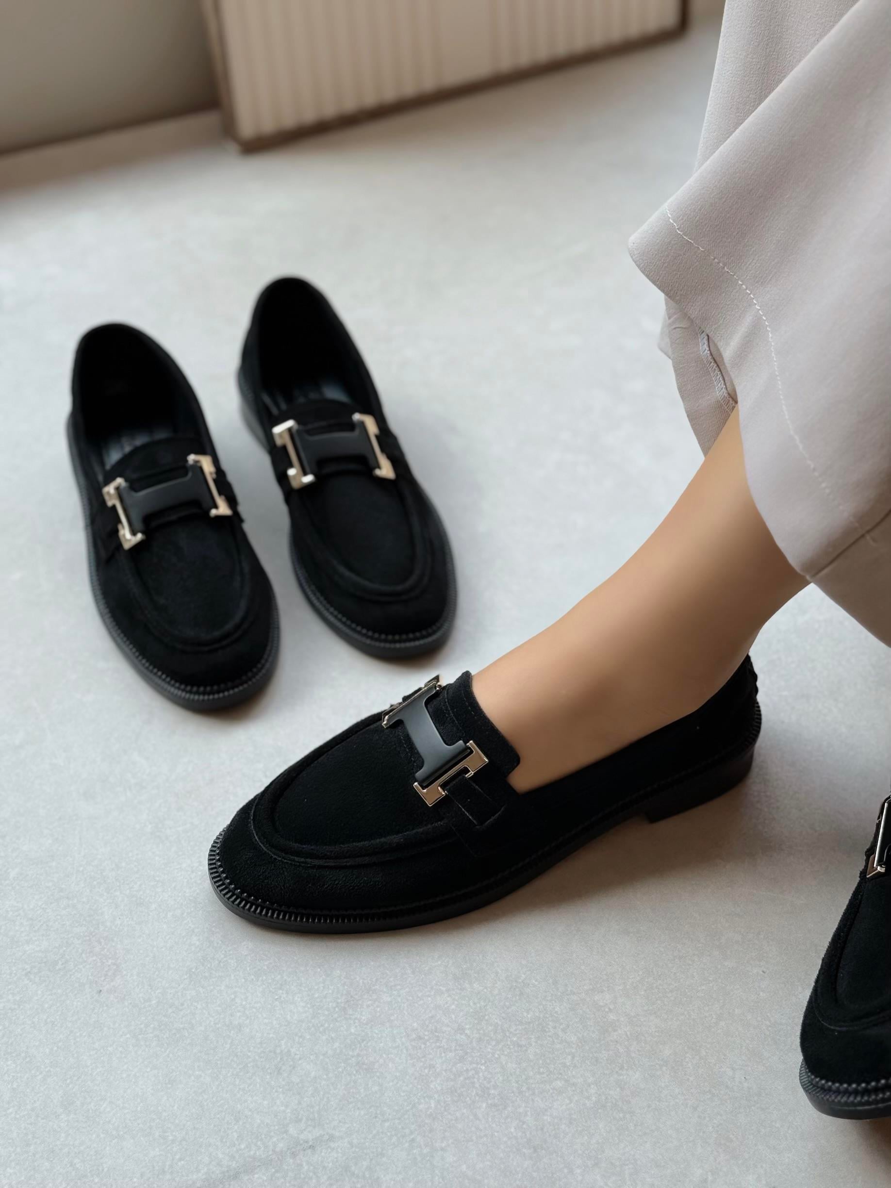 Helena Tokalı Siyah Loafer