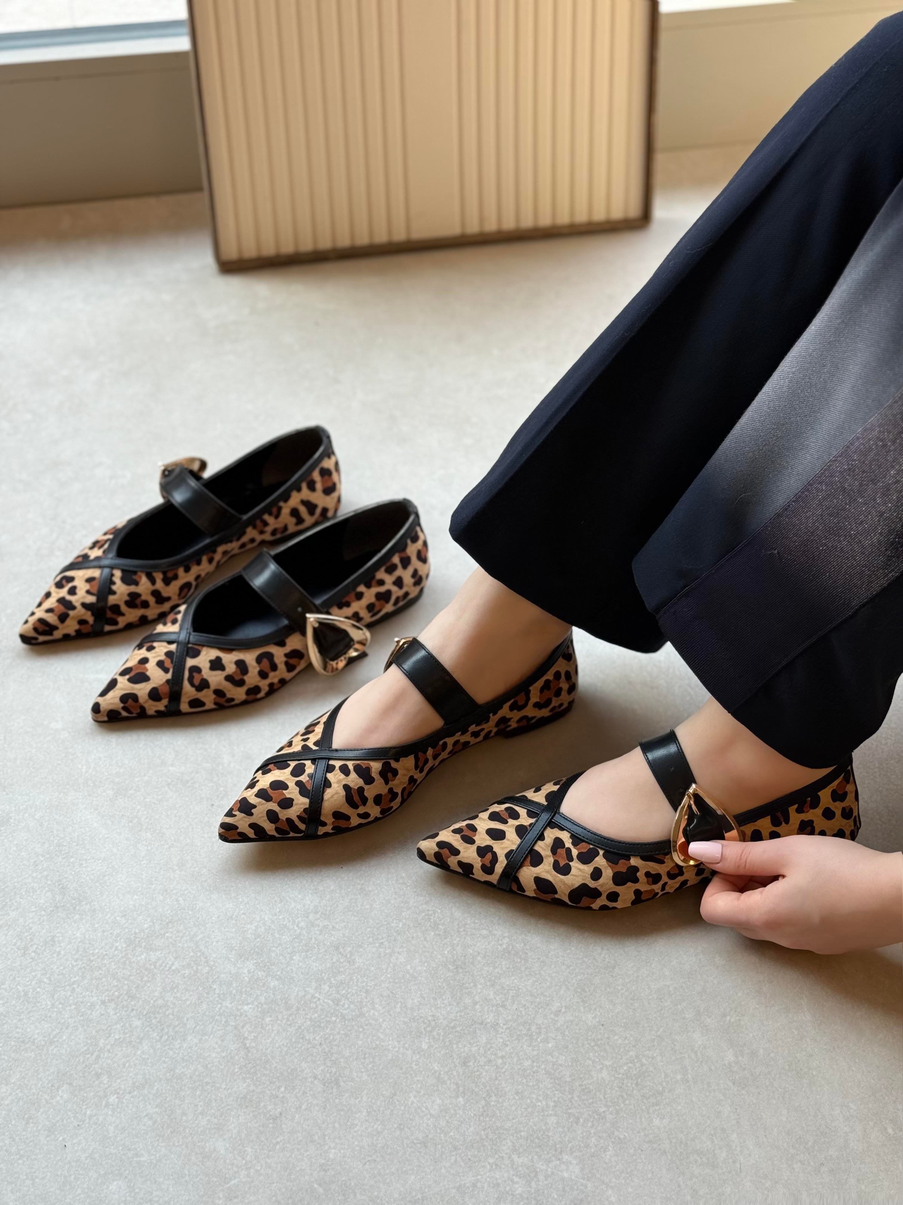 Love Kalp Tokalı Leopar Babet