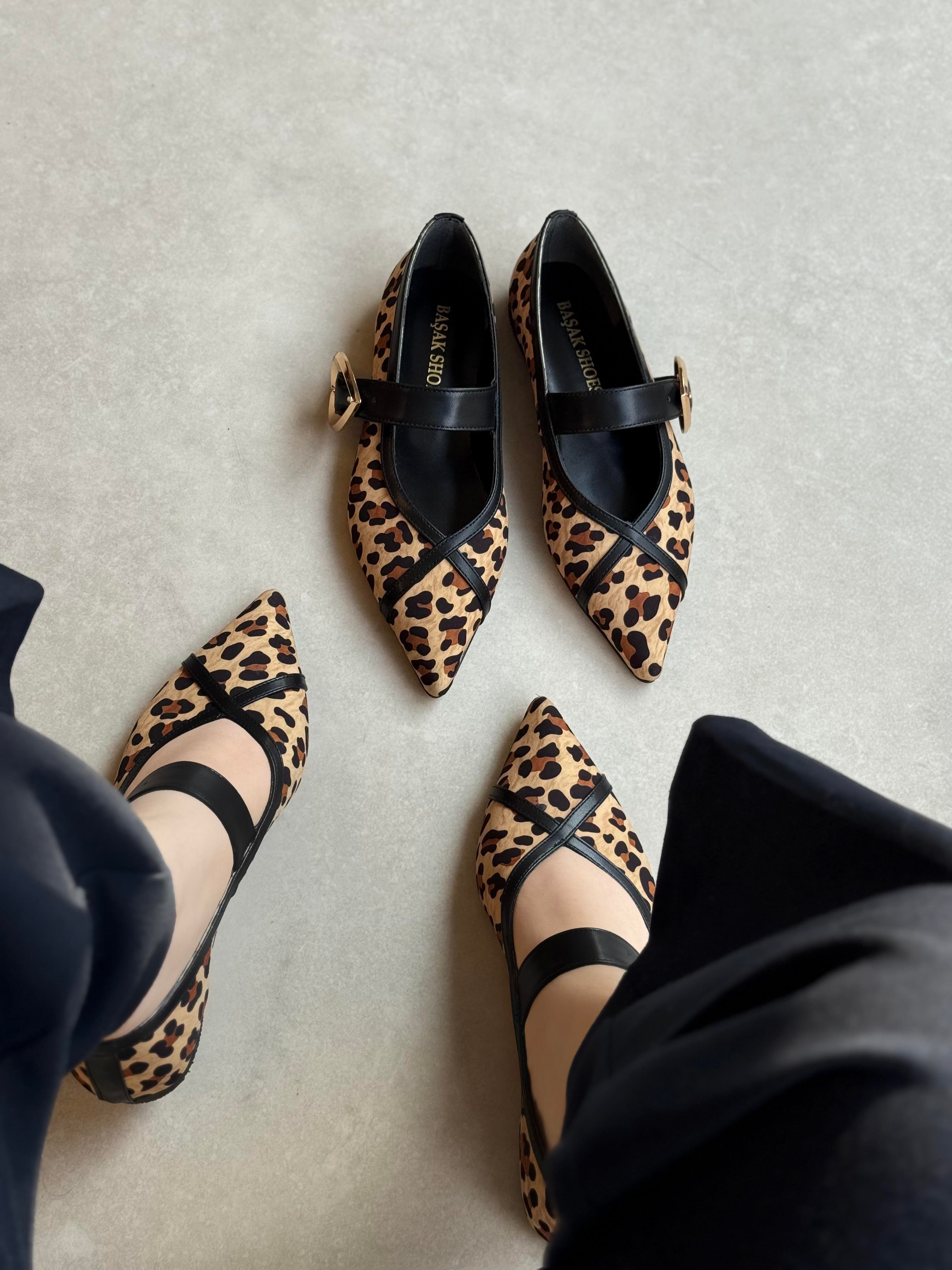 Love Kalp Tokalı Leopar Babet