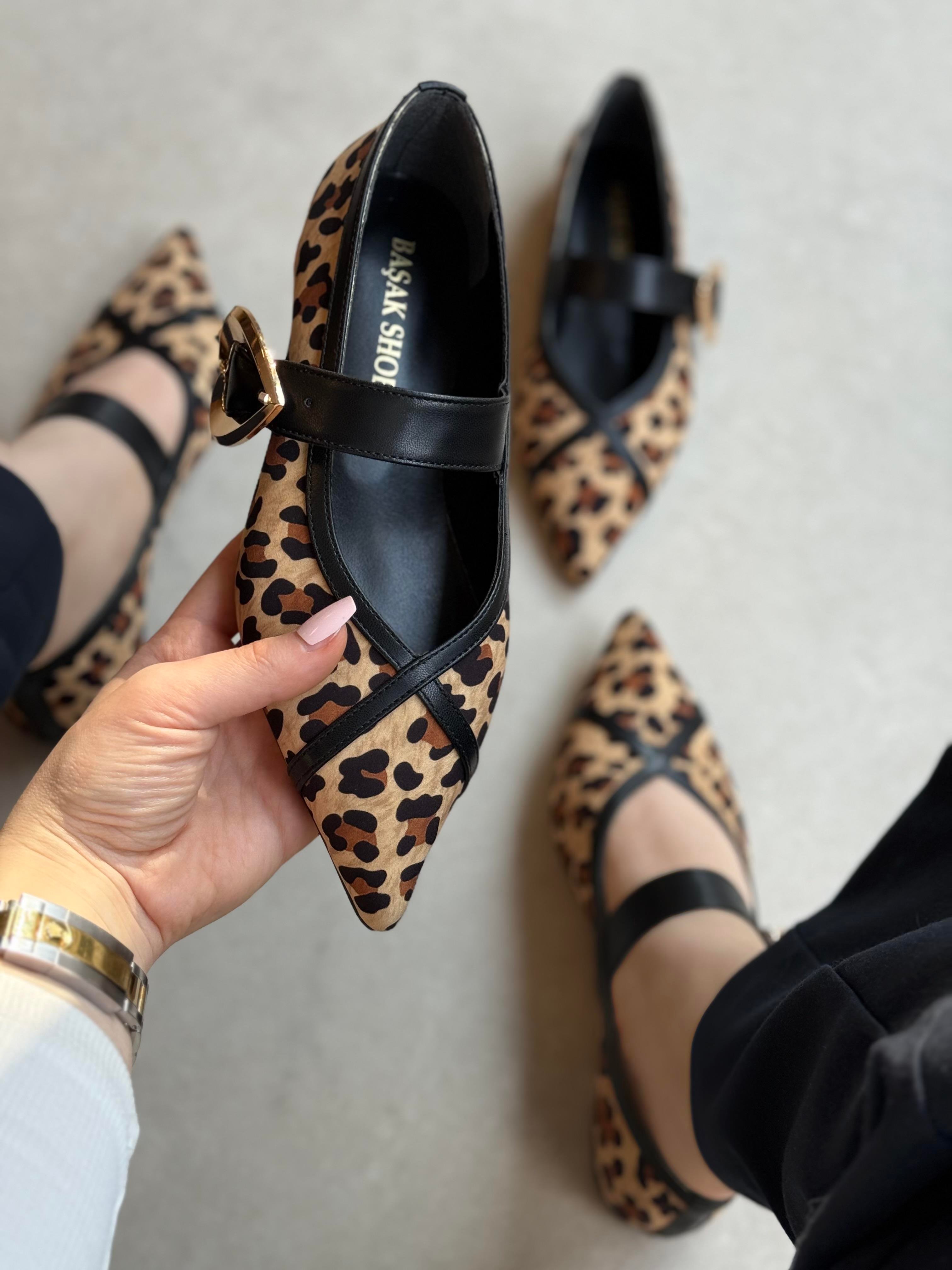 Love Kalp Tokalı Leopar Babet