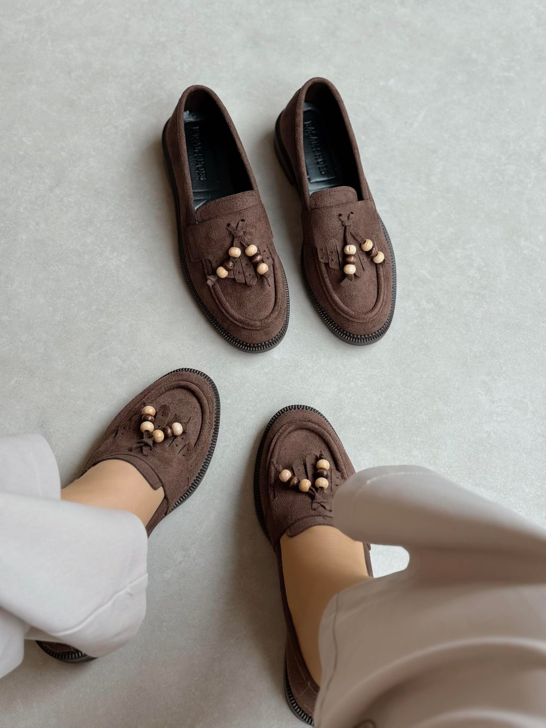 Monarch Püsküllü Acı Kahve Loafer